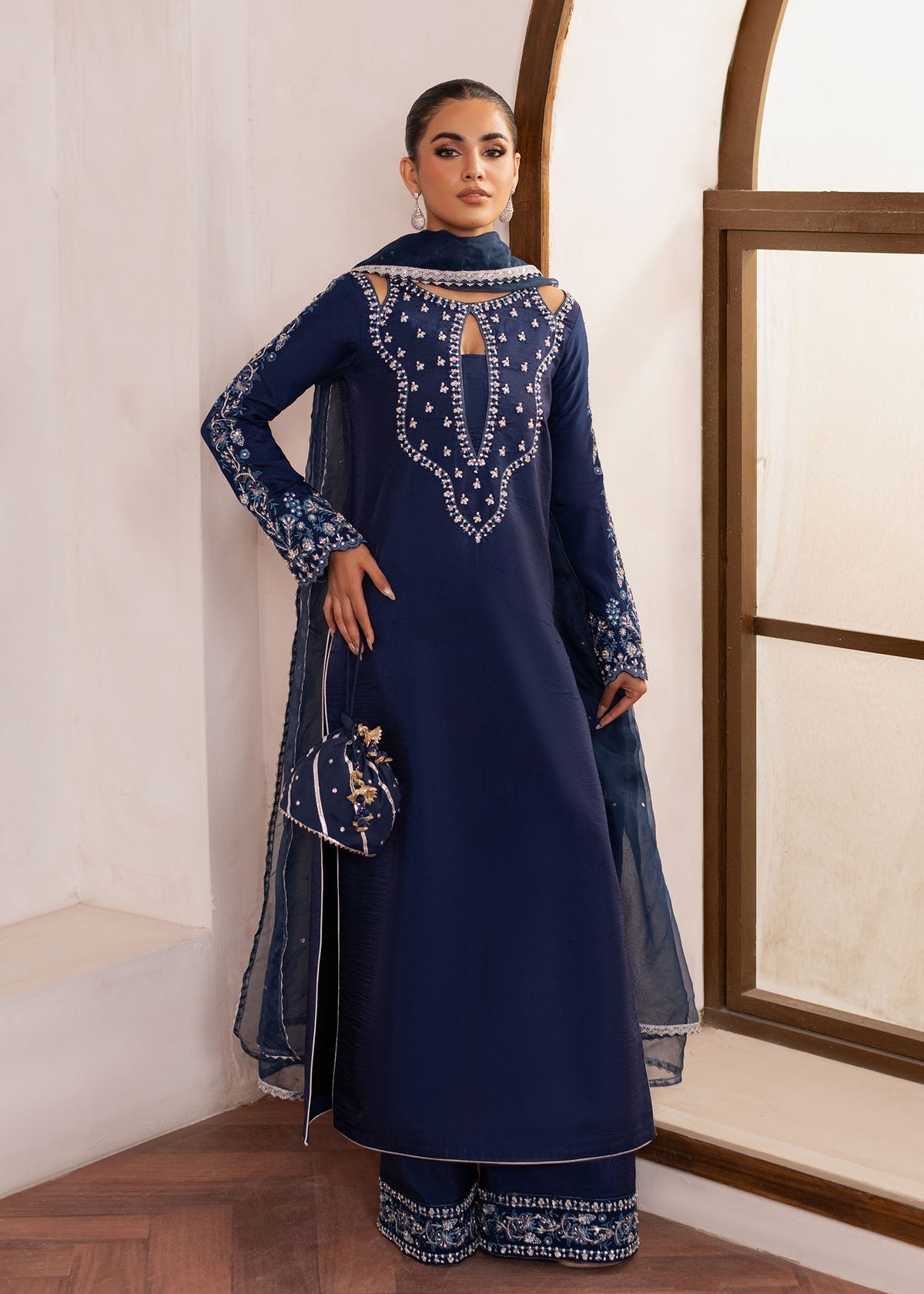 Dastoor | Rania Luxury Pret 25 | Celine - Official Dastoor stockist in UK - Sakeena London