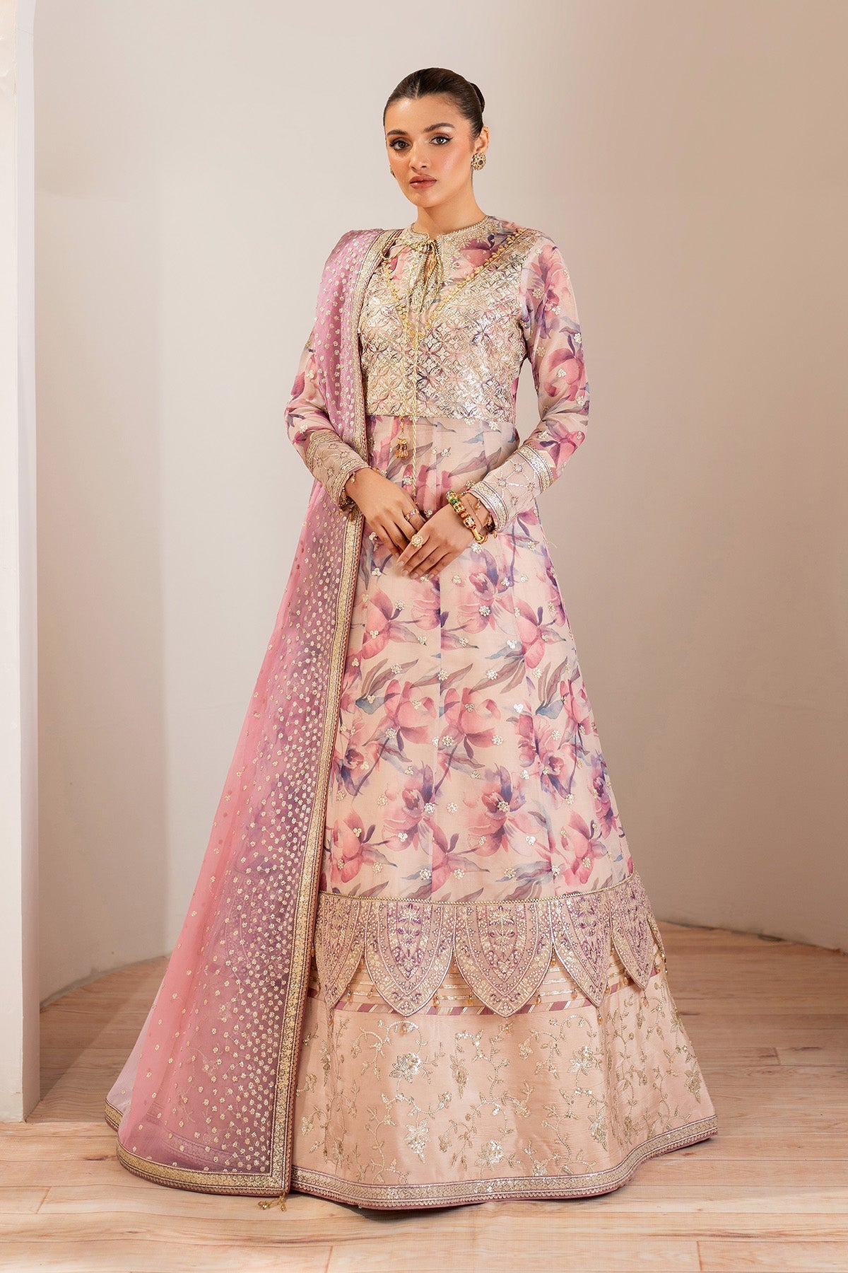 Alizeh | Fleur Chiffon | AF-CH-2193-Dina - Official Alizeh stockist in UK - Sakeena London