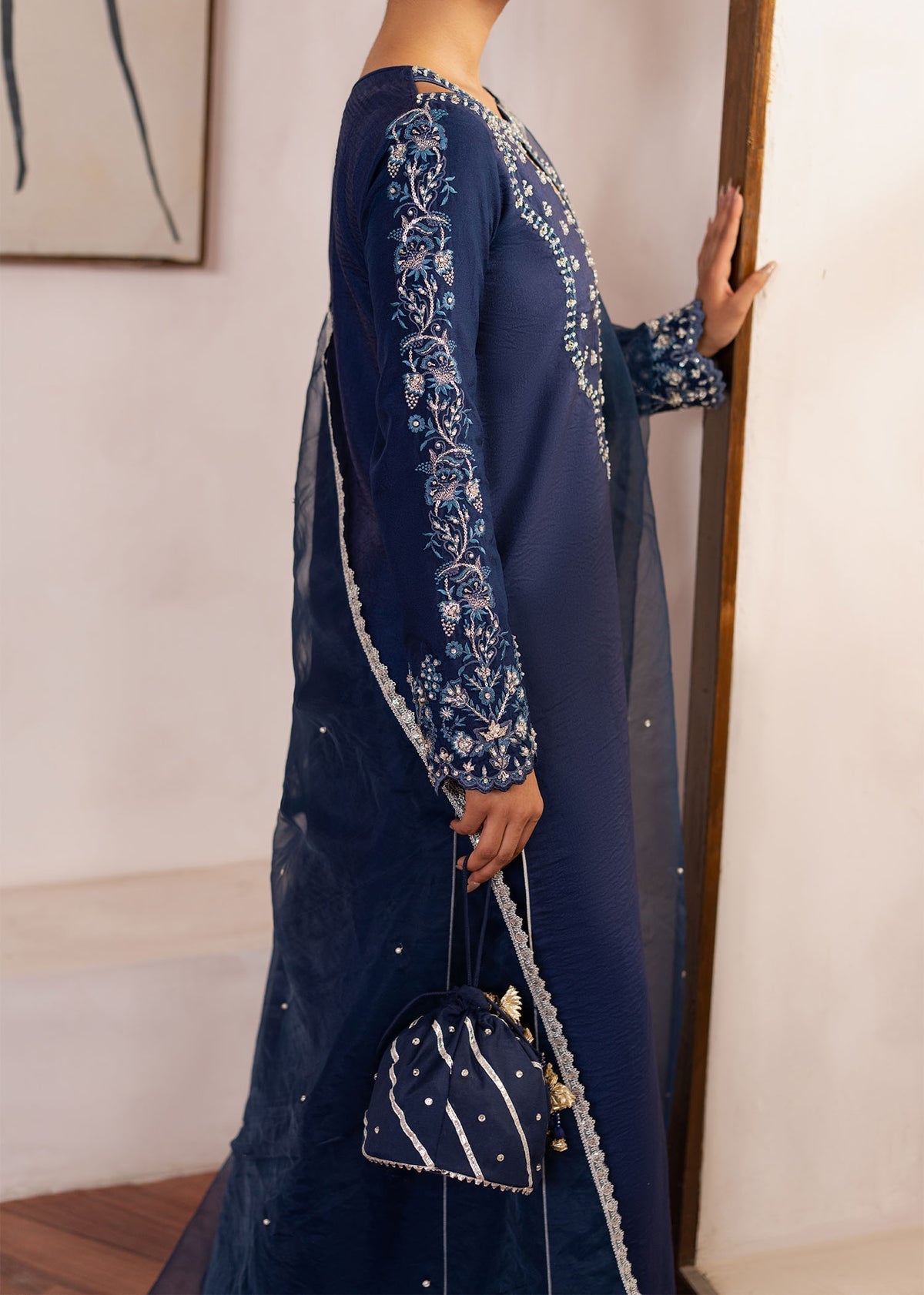 Dastoor | Rania Luxury Pret 25 | Celine - Official Dastoor stockist in UK - Sakeena London