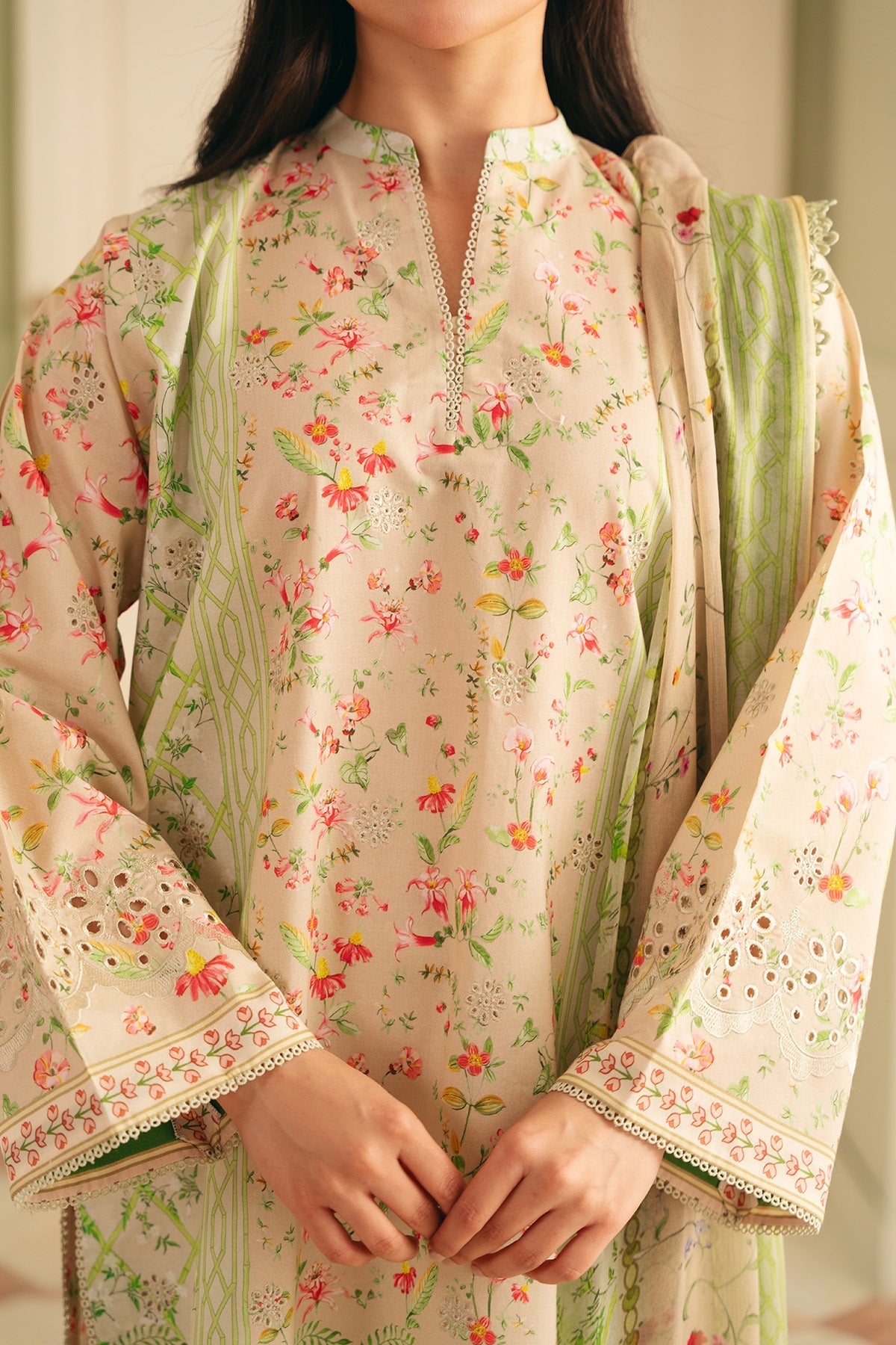 Sahar | Festive Edit | Trailing Peonies - Official Sahar stockist in UK - Sakeena London