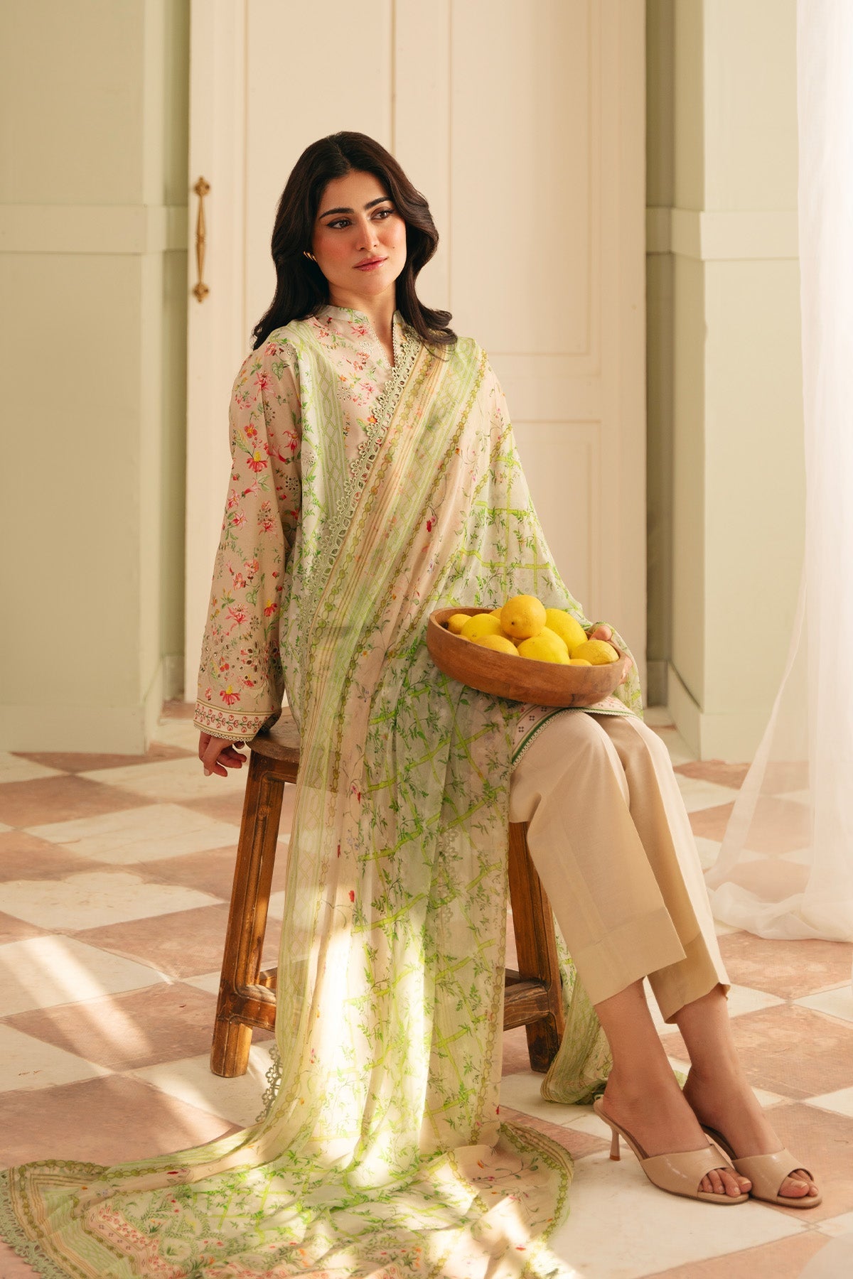 Sahar | Festive Edit | Trailing Peonies - Official Sahar stockist in UK - Sakeena London