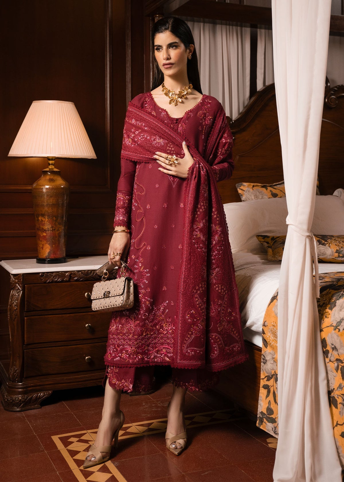Kanwal Malik | Gulana Winter 25 | Gulerana - Official Kanwal Malik stockist in UK - Sakeena London