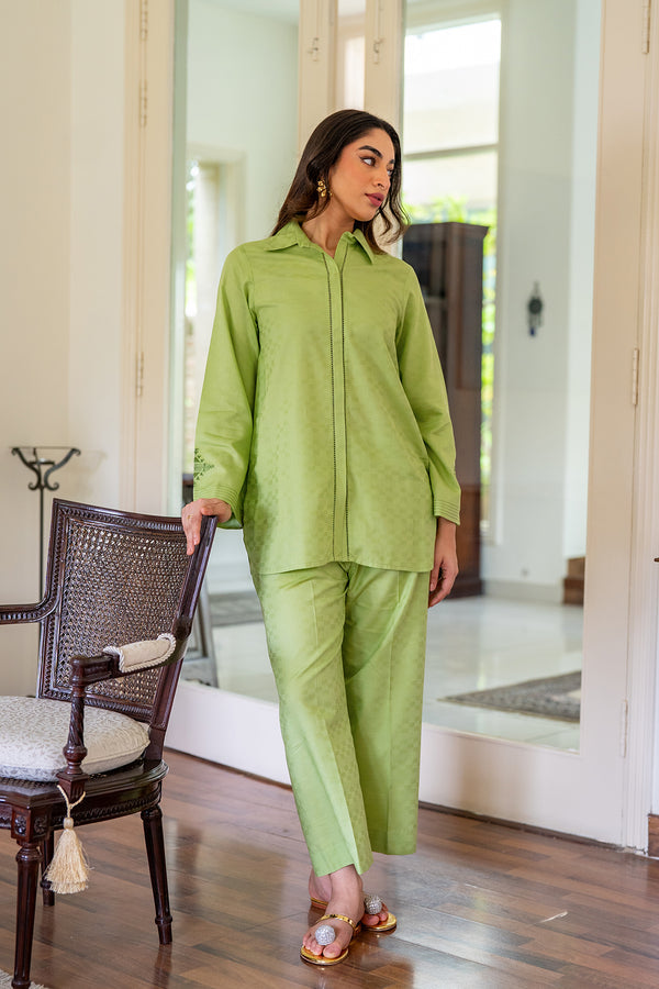 Sahar | Pre Essential Emb Edit | Celadon bliss - Official Sahar stockist in UK - Sakeena London