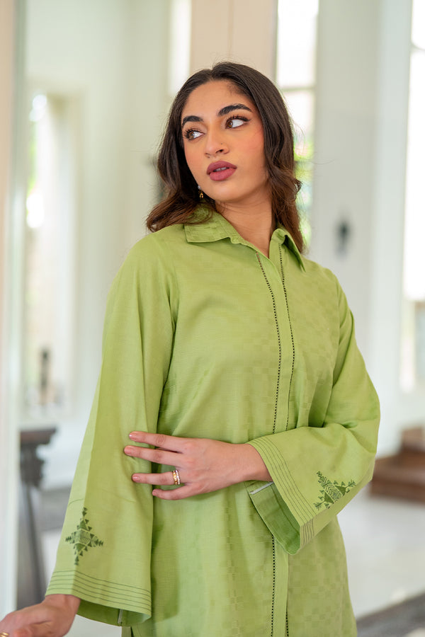 Sahar | Pre Essential Emb Edit | Celadon bliss - Official Sahar stockist in UK - Sakeena London