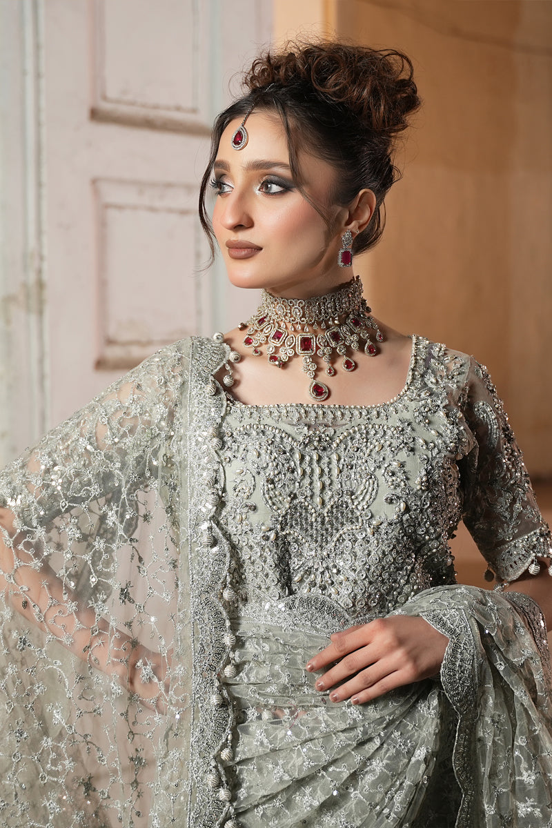 Maryams | Zeenat Luxury Formals | Graceful Embellishments - Z-04 - Official Maryams stockist in UK - Sakeena London
