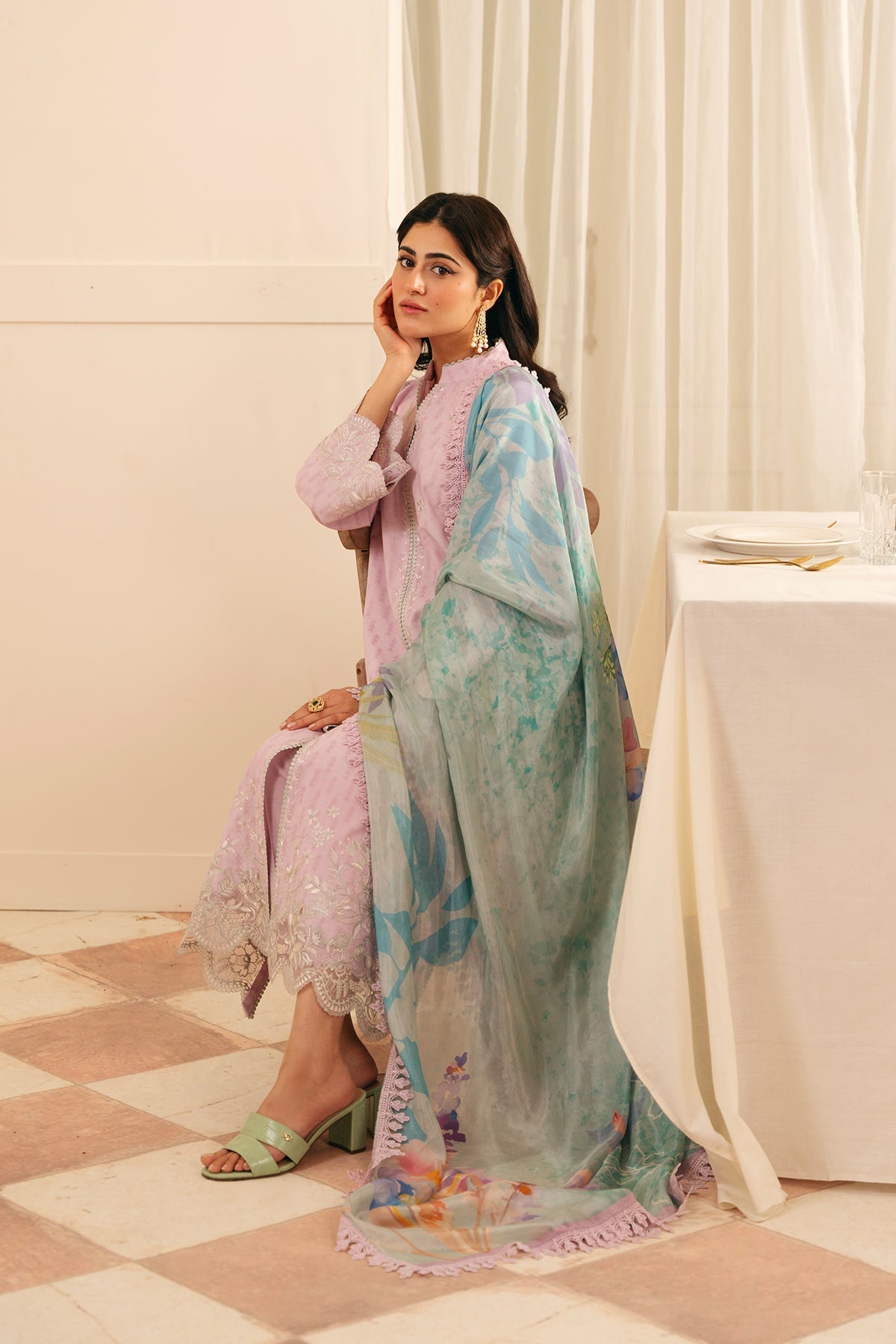 Sahar | Festive Edit | Lilac Bloom - Official Sahar stockist in UK - Sakeena London