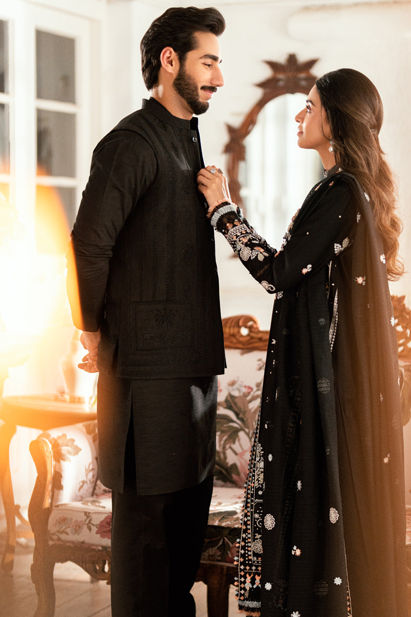 Qalamkar | Luxury Lawn Eid Edit | SB-03 Misha - Official Qalamkar stockist in UK - Sakeena London
