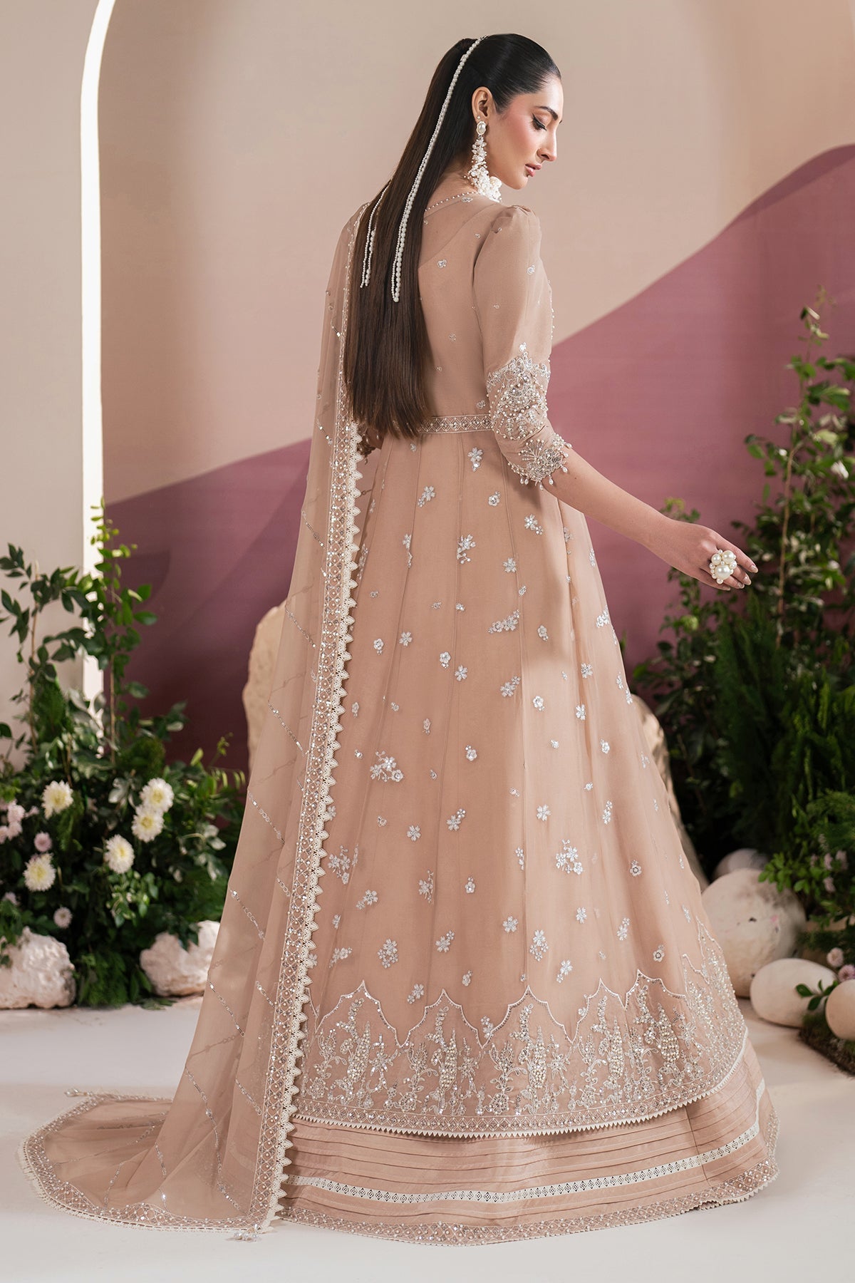 Alizeh | Handcrafted Eid Edit 25 | AF-HM-4039-Sakura - Official Alizeh stockist in UK - Sakeena London