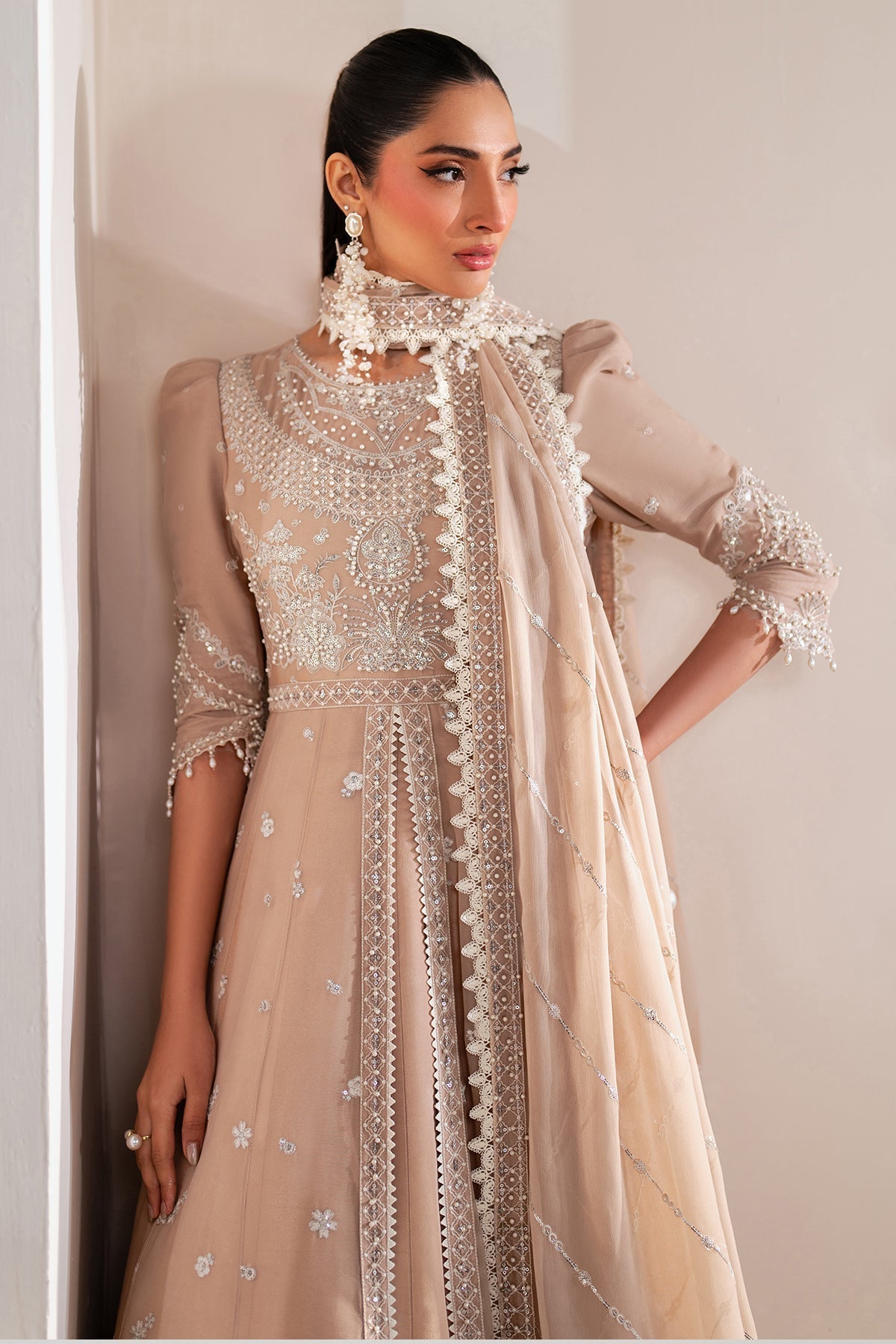 Alizeh | Handcrafted Eid Edit 25 | AF-HM-4039-Sakura - Official Alizeh stockist in UK - Sakeena London