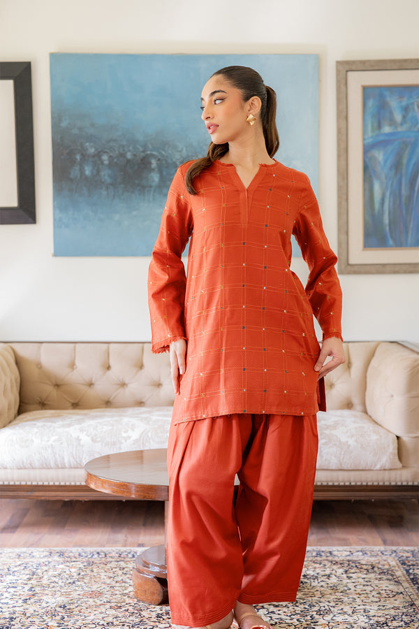 Sahar | Pre Essential Emb Edit | Mandarin Mist - Official Sahar stockist in UK - Sakeena London