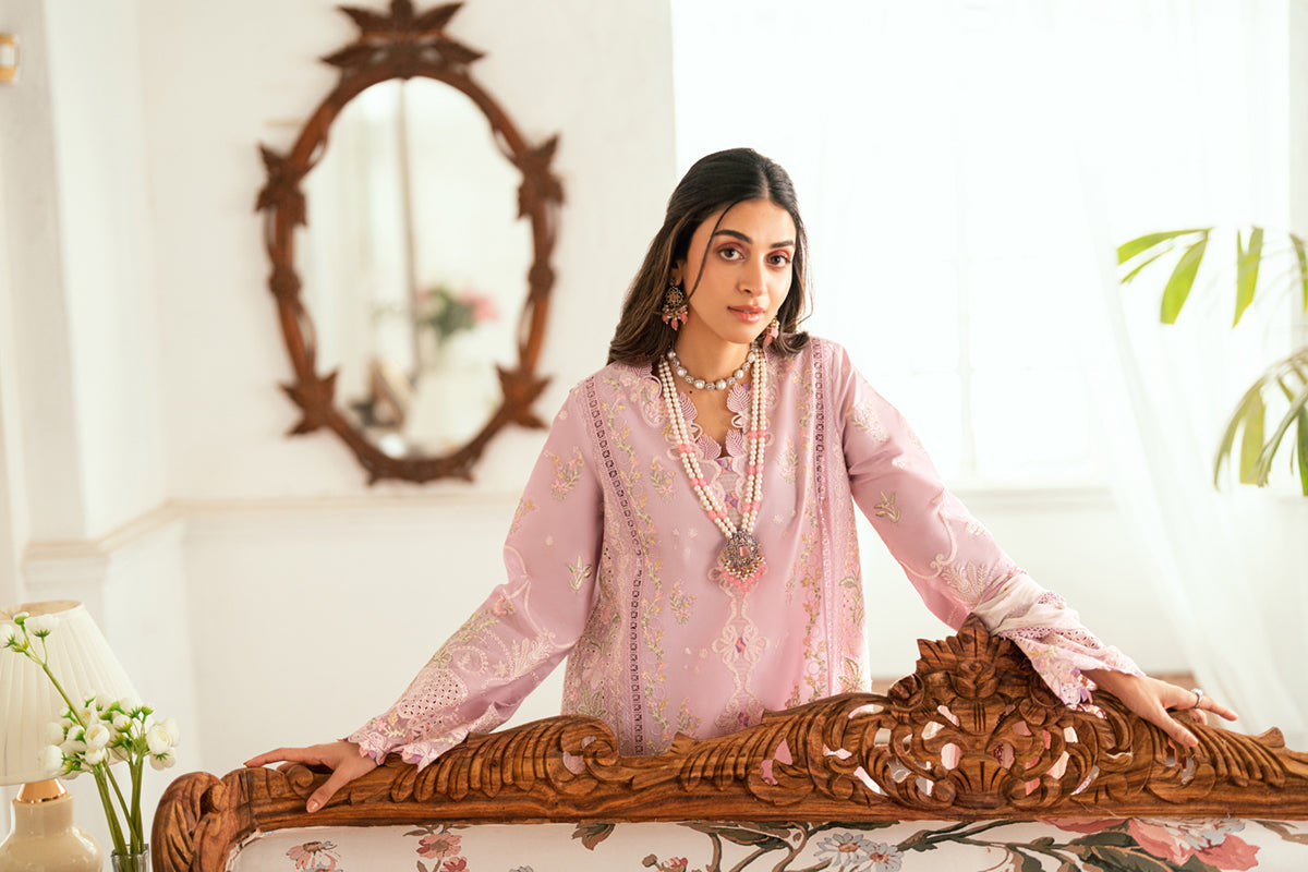 Qalamkar | Luxury Lawn Eid Edit | SB-06 Komal - Official Qalamkar stockist in UK - Sakeena London