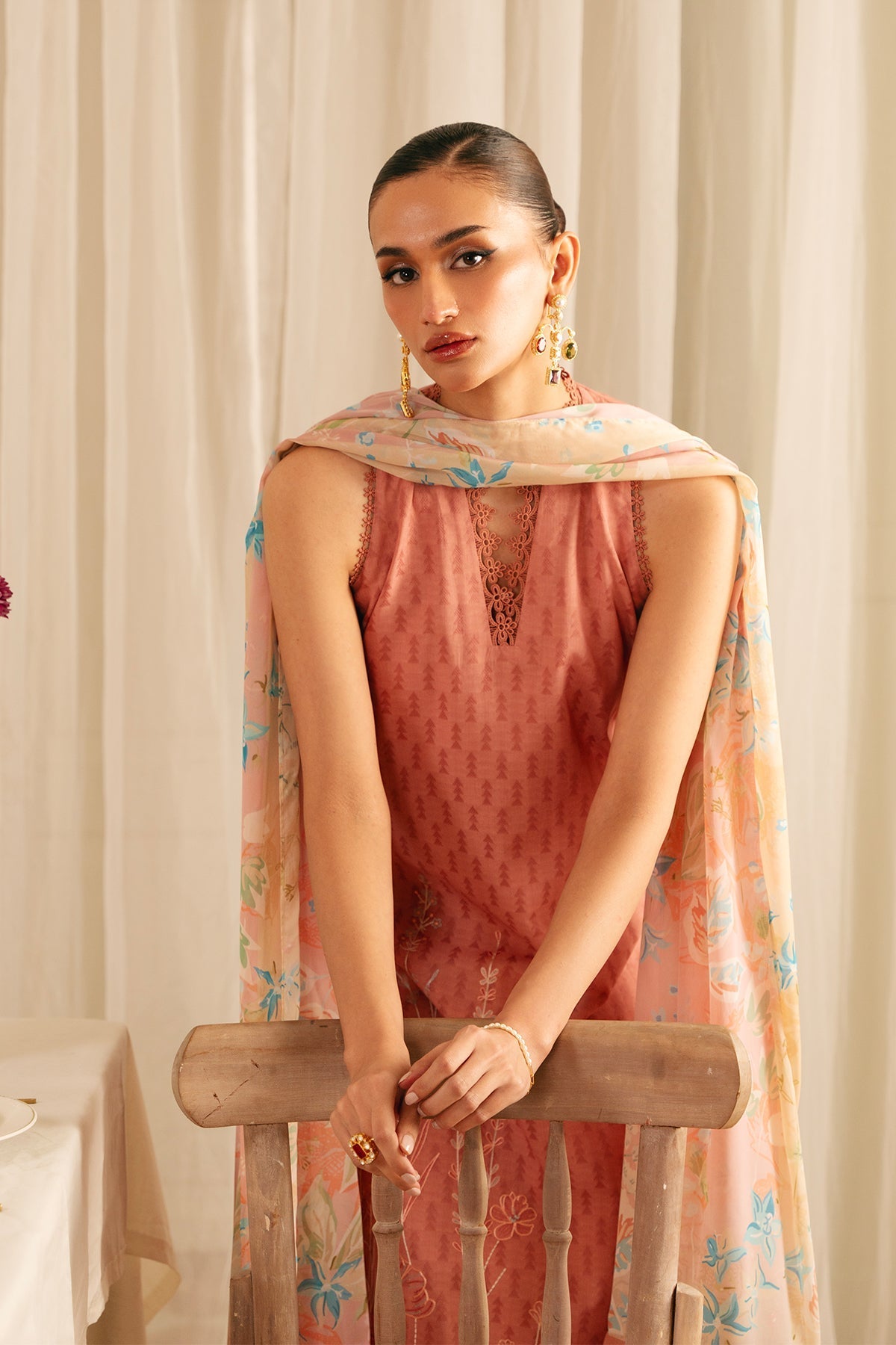 Sahar | Festive Edit | Peach Blossom - Official Sahar stockist in UK - Sakeena London