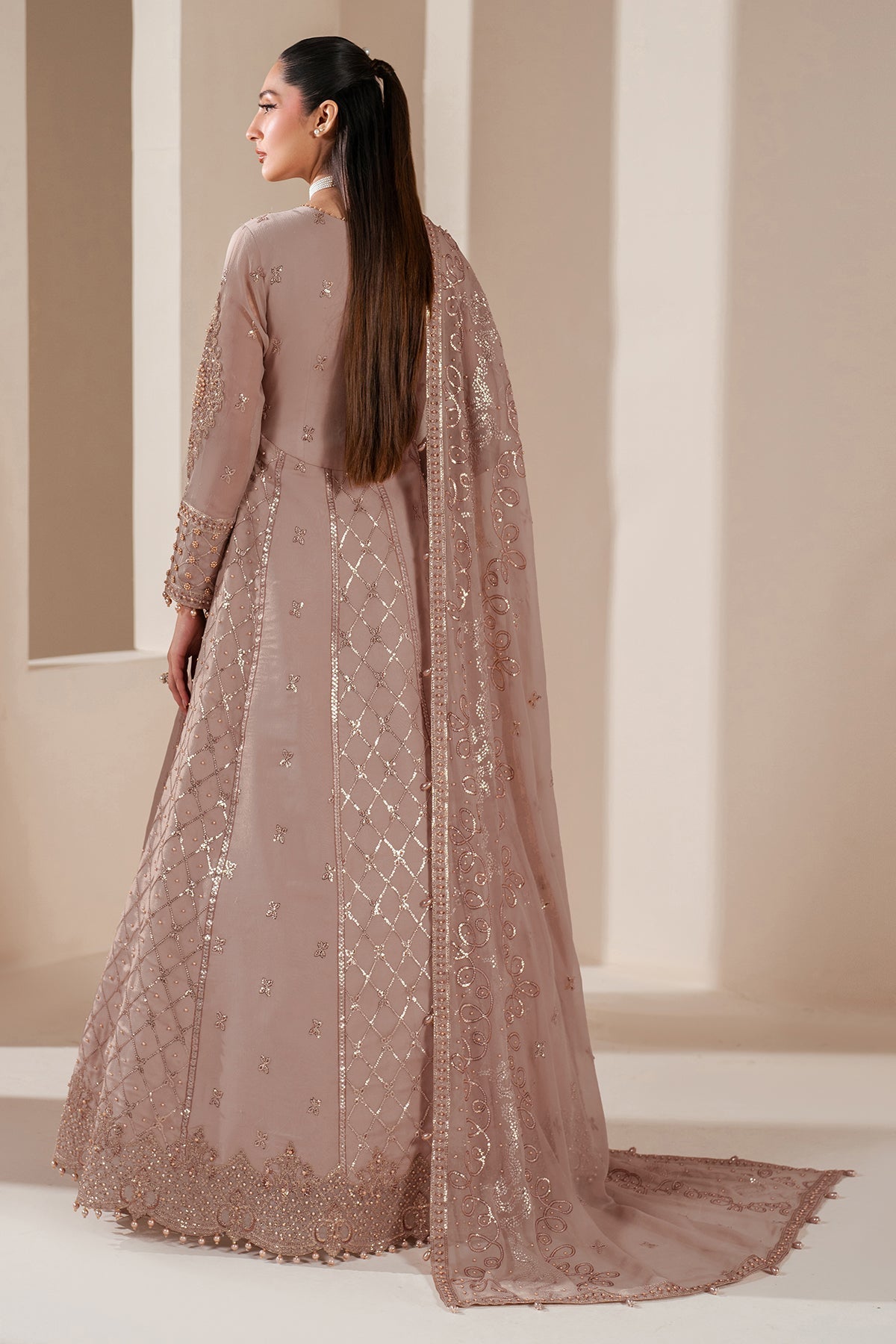 Alizeh | Handcrafted Eid Edit 25 | AF-HM-4031-Saffron - Official Alizeh stockist in UK - Sakeena London