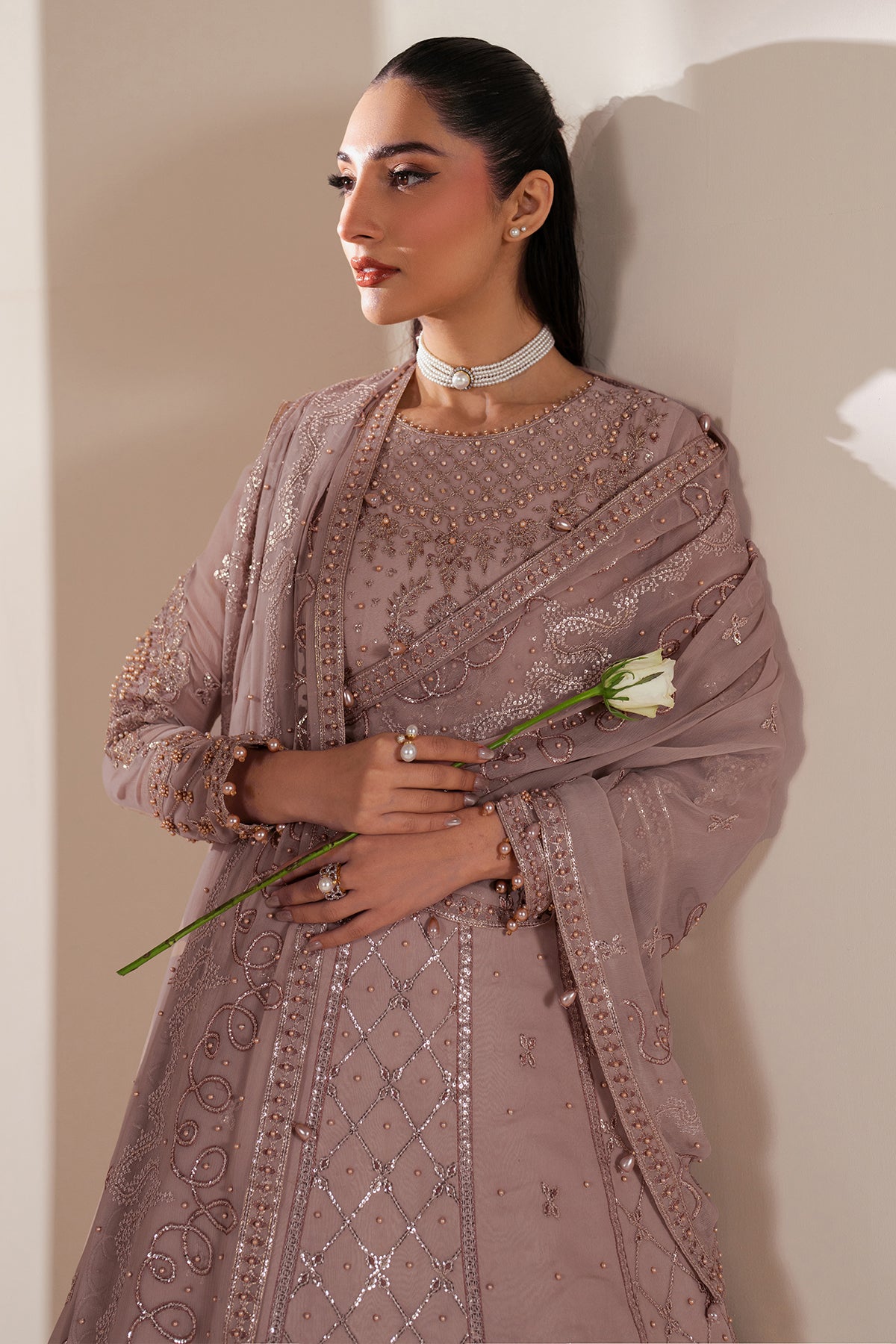 Alizeh | Handcrafted Eid Edit 25 | AF-HM-4031-Saffron - Official Alizeh stockist in UK - Sakeena London