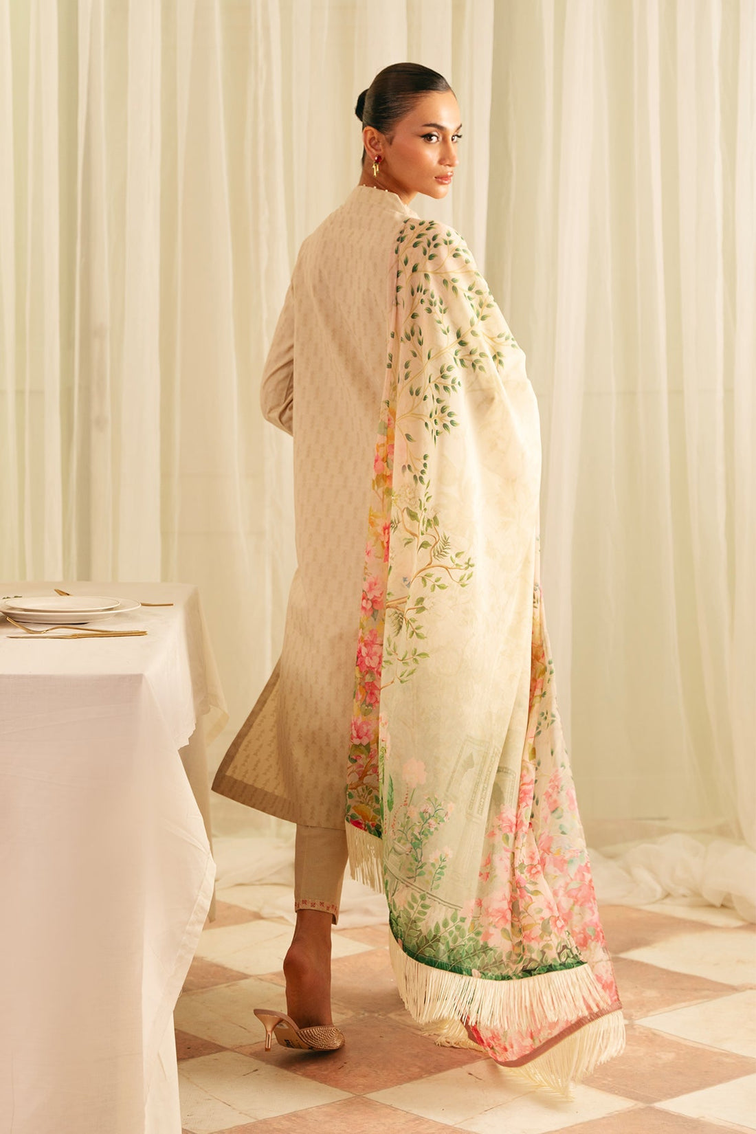 Sahar | Festive Edit | Botanic Beige - Official Sahar stockist in UK - Sakeena London