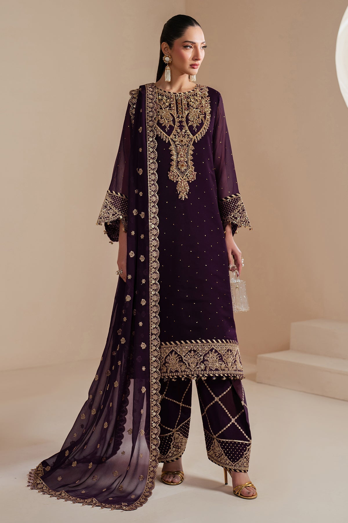 Alizeh | Handcrafted Eid Edit 25 | AF-HM-4038-Sirus - Official Alizeh stockist in UK - Sakeena London