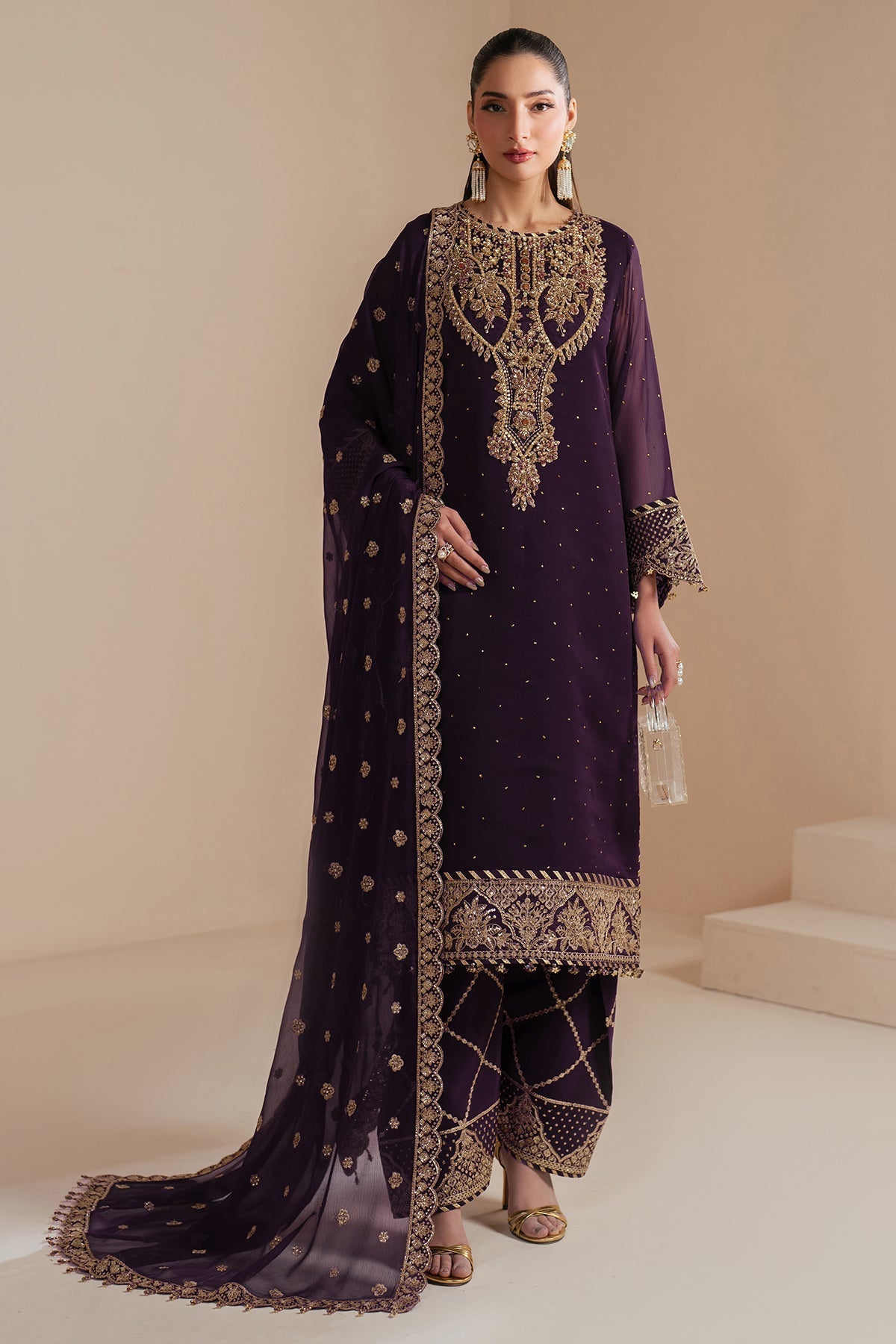 Alizeh | Handcrafted Eid Edit 25 | AF-HM-4038-Sirus - Official Alizeh stockist in UK - Sakeena London