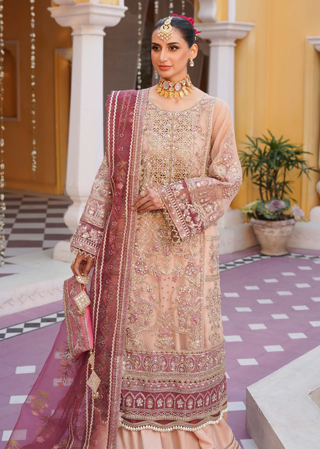 Mehak Yaqoob | Serene Wedding Formals | Cherry Blossom - Official Mehak Yaqoob stockist in UK - Sakeena London