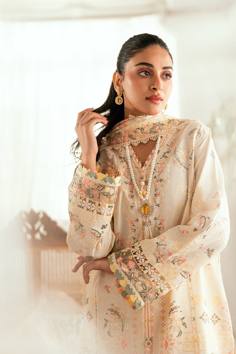 Qalamkar | Luxury Lawn Eid Edit | SB-01 Rina - Official Qalamkar stockist in UK - Sakeena London