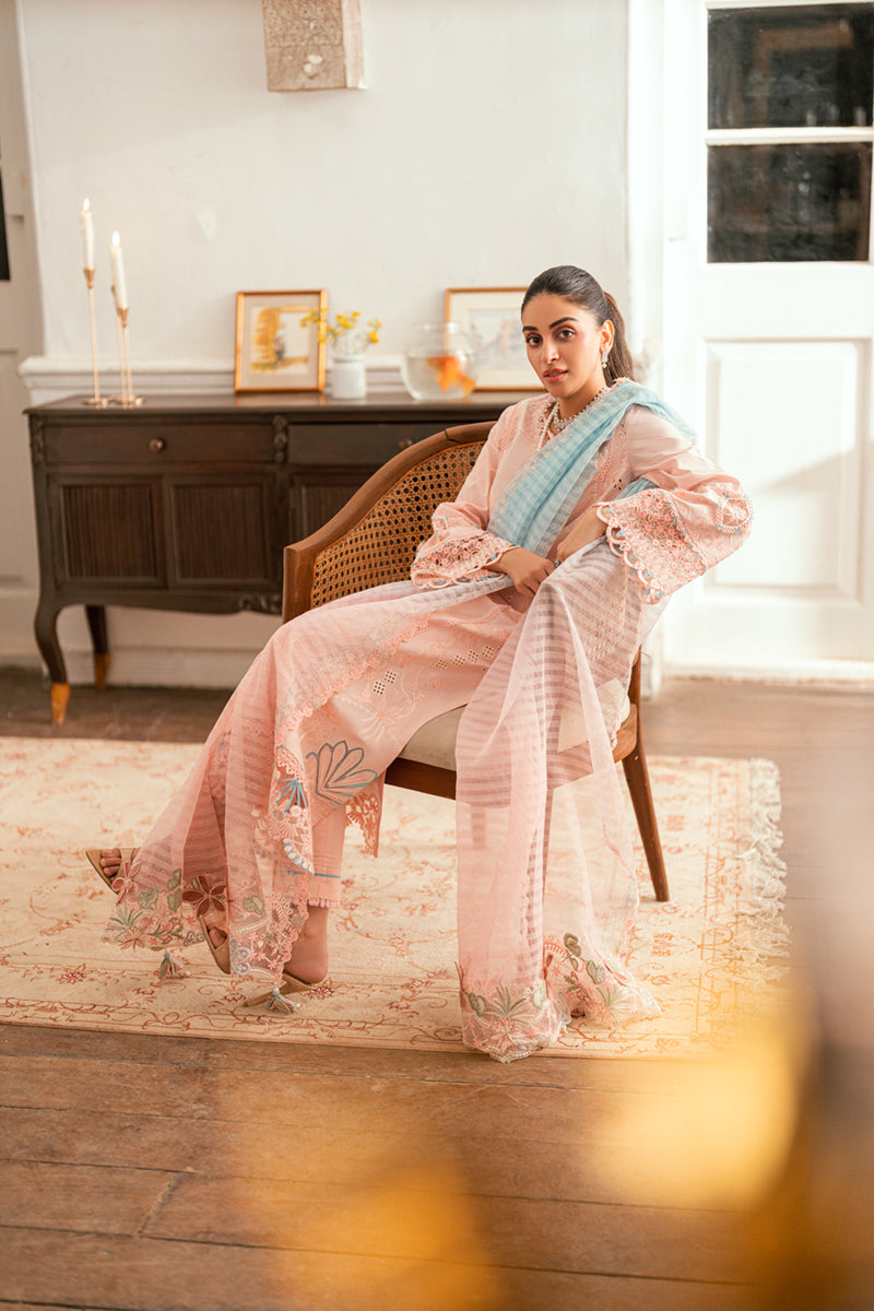 Qalamkar | Luxury Lawn Eid Edit | SB-05 Aleeza - Official Qalamkar stockist in UK - Sakeena London