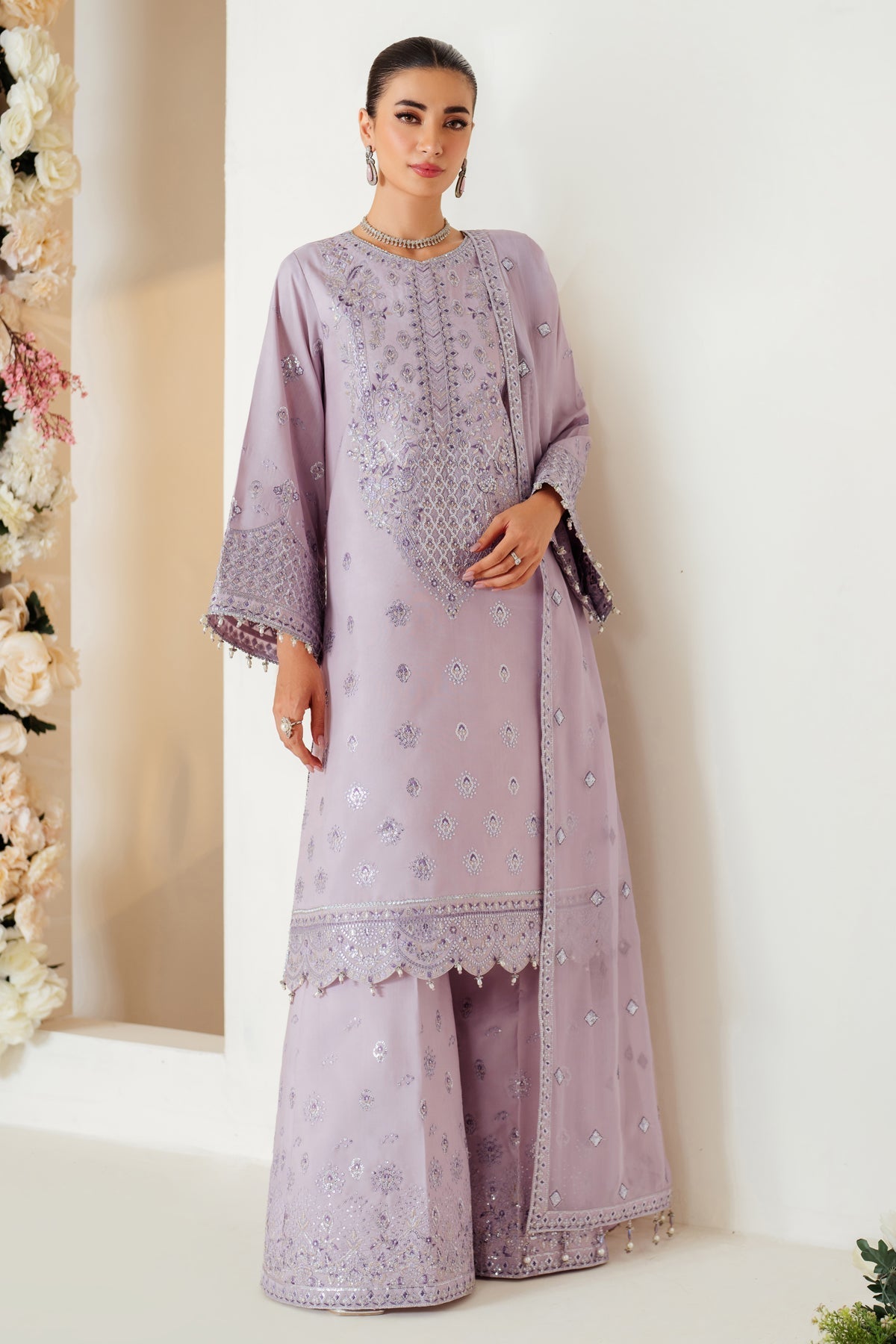 Alizeh | Luxury Raw Silk | AF-RS-02-BERRY - Official Alizeh stockist in UK - Sakeena London