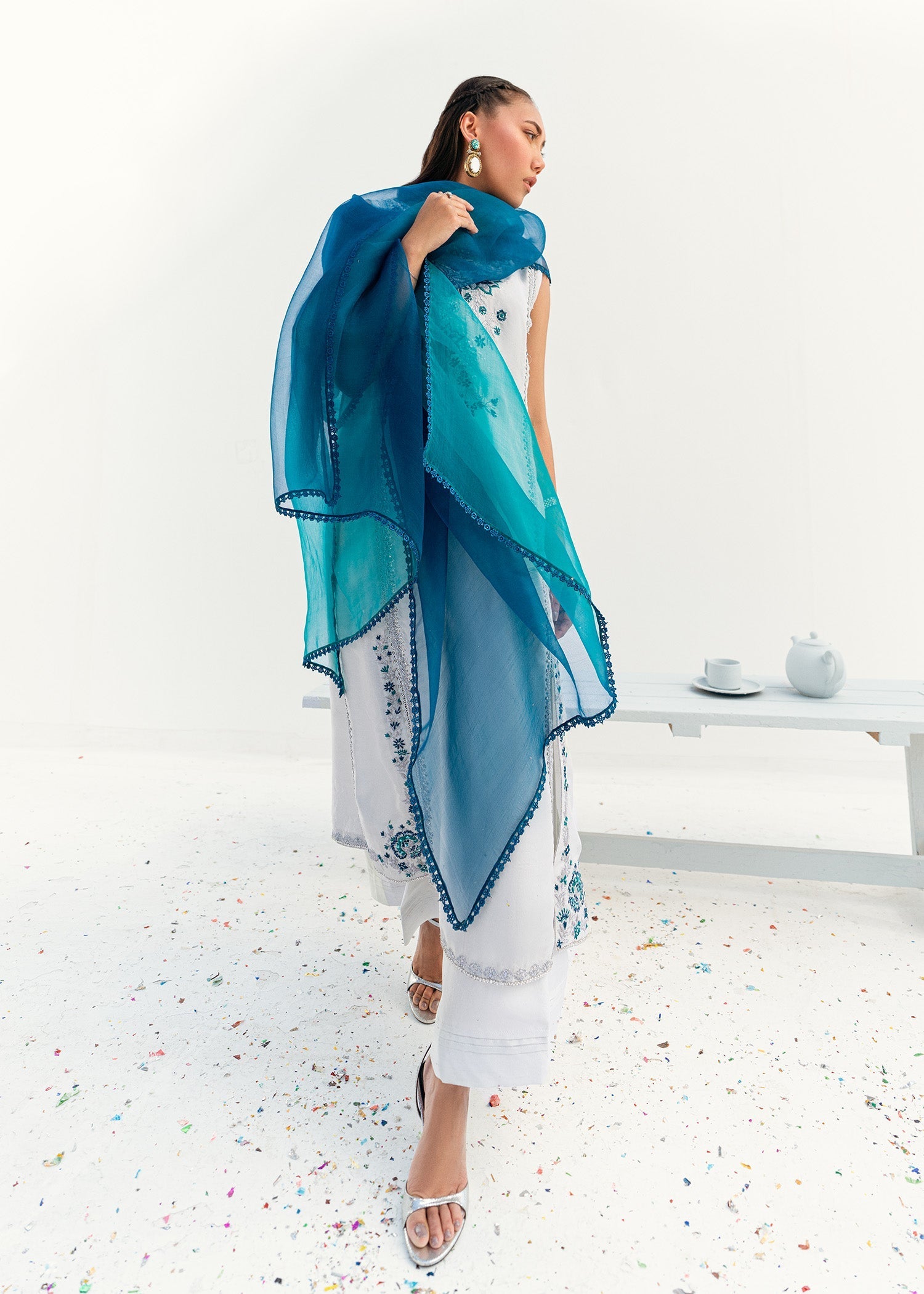Umsha | Confetti 25 | STARLIGHT LACE - Official Umsha stockist in UK - Sakeena London