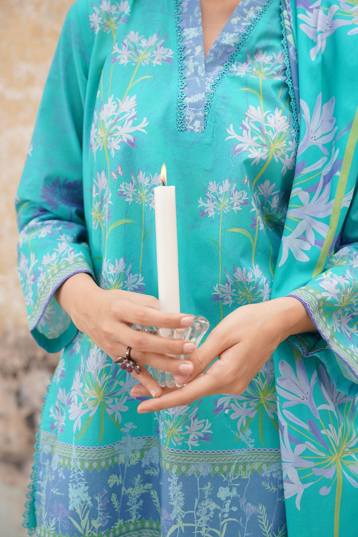 Sahr | Selene Vol 2 | Lavender Skiesa - Official Sahar stockist in UK - Sakeena London