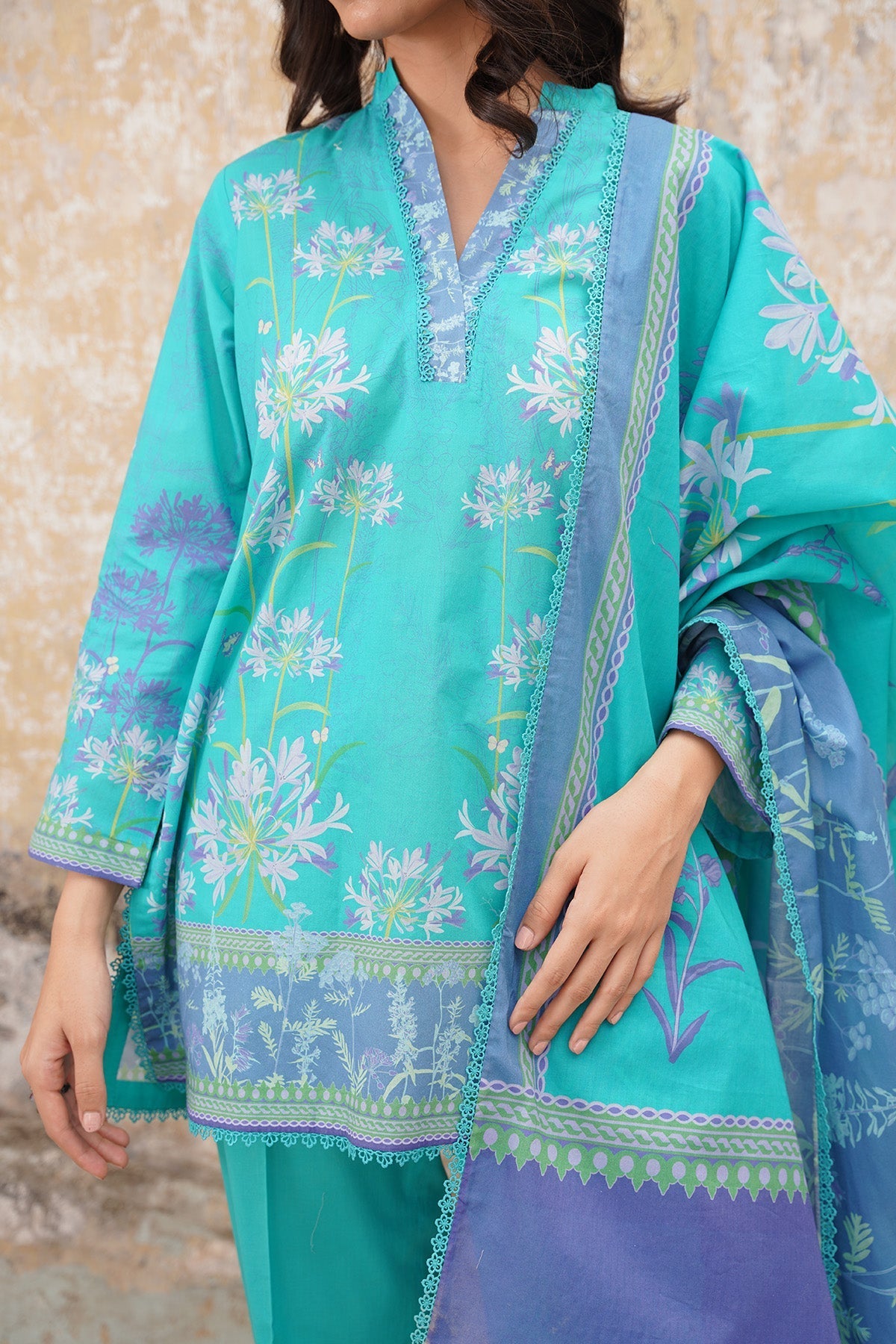 Sahr | Selene Vol 2 | Lavender Skiesa - Official Sahar stockist in UK - Sakeena London