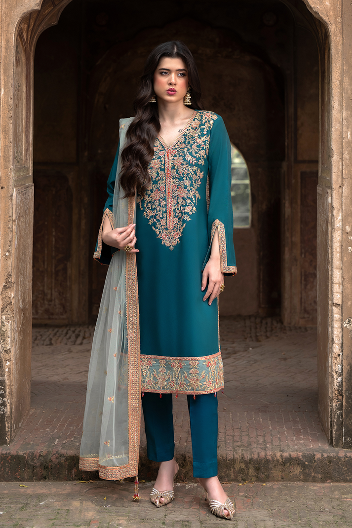 Saad Shaikh | Zaria Festive Pret 25 | LUXE - Official Saad Shaikh stockist in UK - Sakeena London