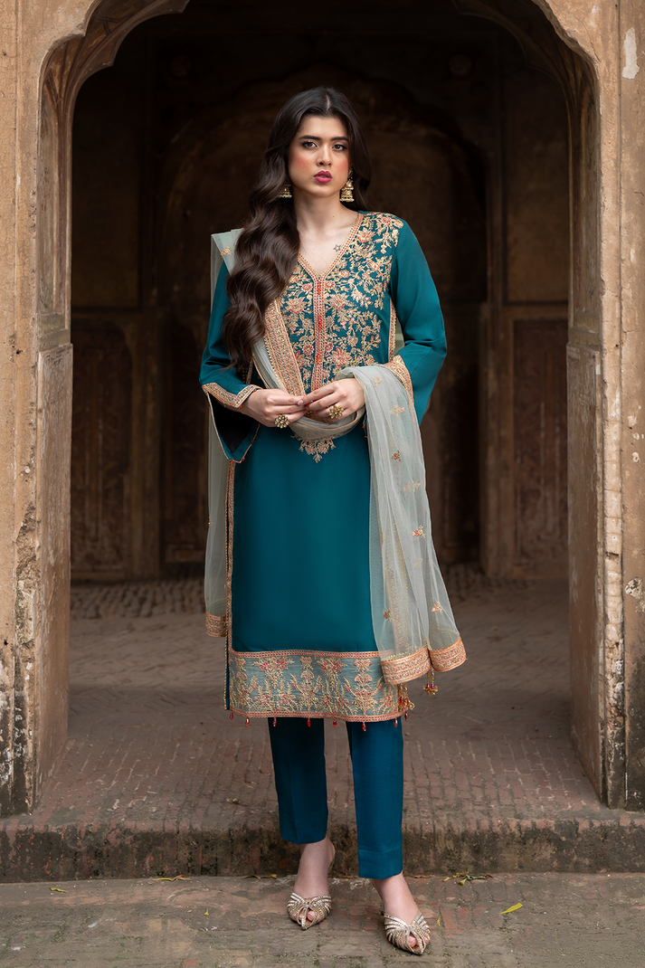 Saad Shaikh | Zaria Festive Pret 25 | LUXE - Official Saad Shaikh stockist in UK - Sakeena London