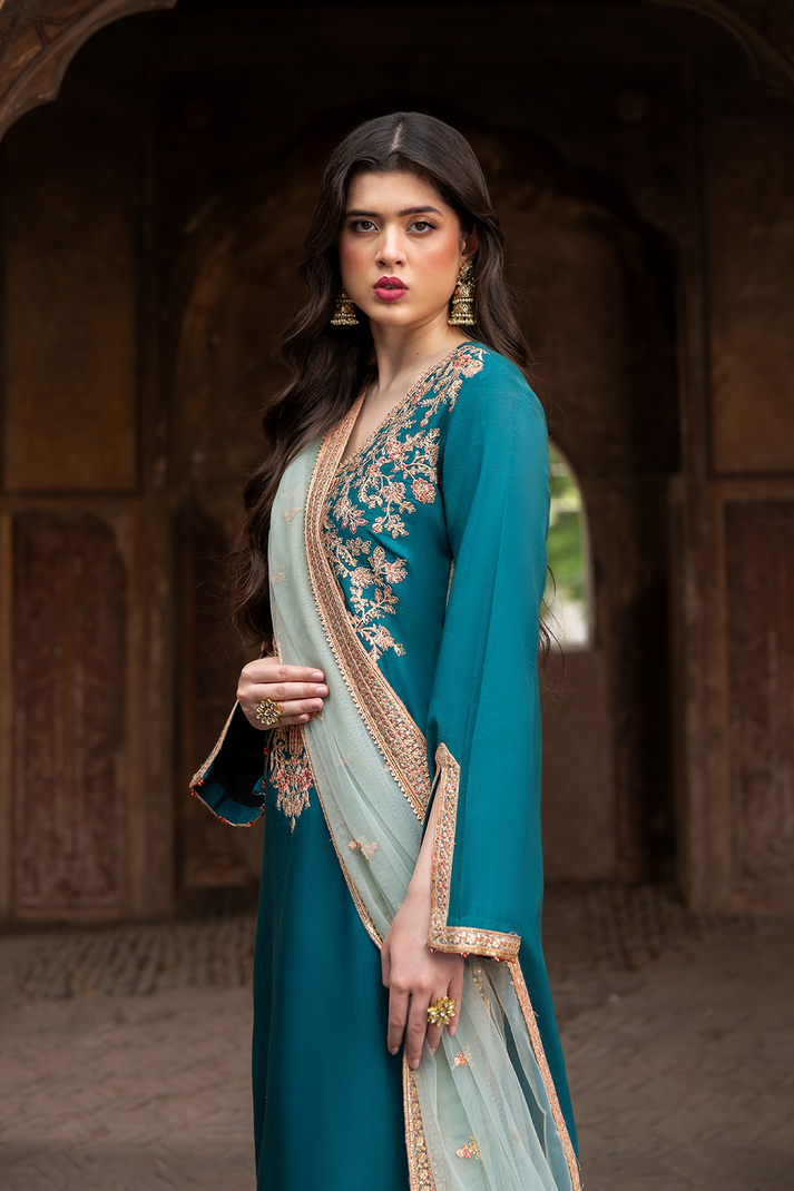 Saad Shaikh | Zaria Festive Pret 25 | LUXE - Official Saad Shaikh stockist in UK - Sakeena London