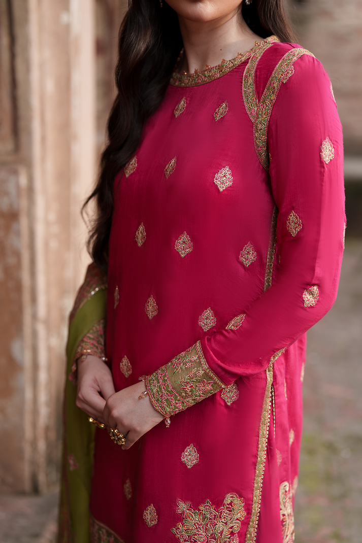 Saad Shaikh | Zaria Festive Pret 25 | CELESTE - Official Saad Sheikh stockist in UK - Sakeena London