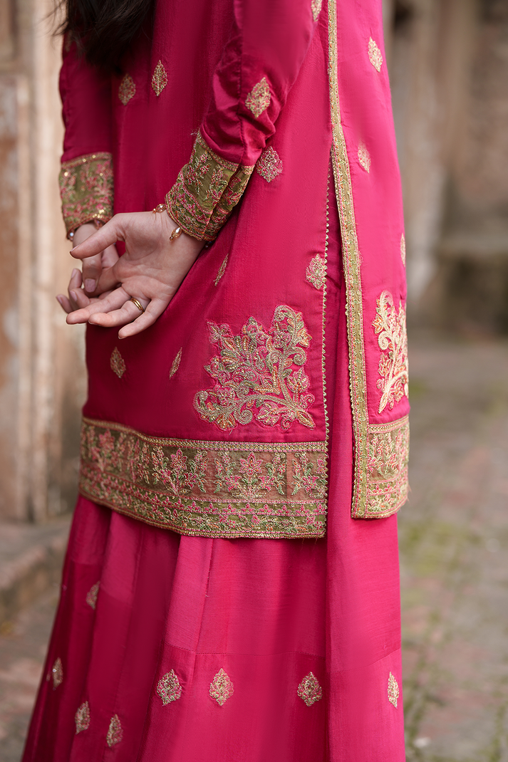 Saad Shaikh | Zaria Festive Pret 25 | CELESTE - Official Saad Sheikh stockist in UK - Sakeena London