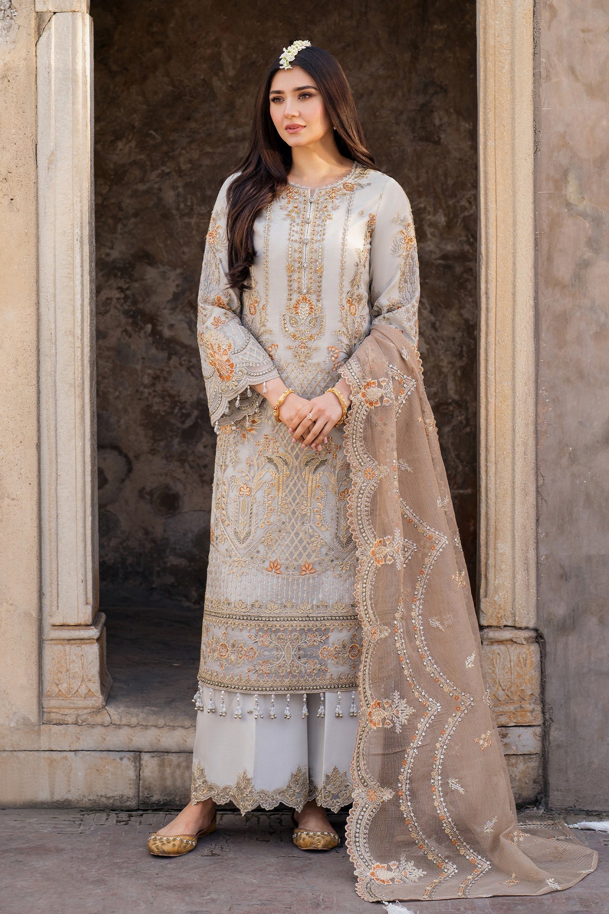 Imrozia Premium | Meeras Luxury Eid 25 | I-223 NEELAM - Official Imrozia Premium stockist in UK - Sakeena London