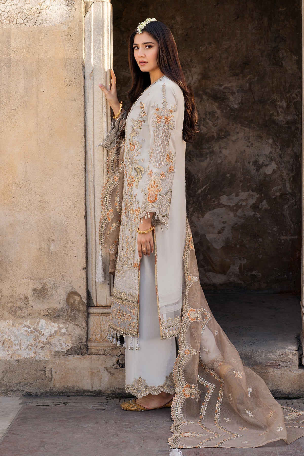 Imrozia Premium | Meeras Luxury Eid 25 | I-223 NEELAM - Official Imrozia Premium stockist in UK - Sakeena London