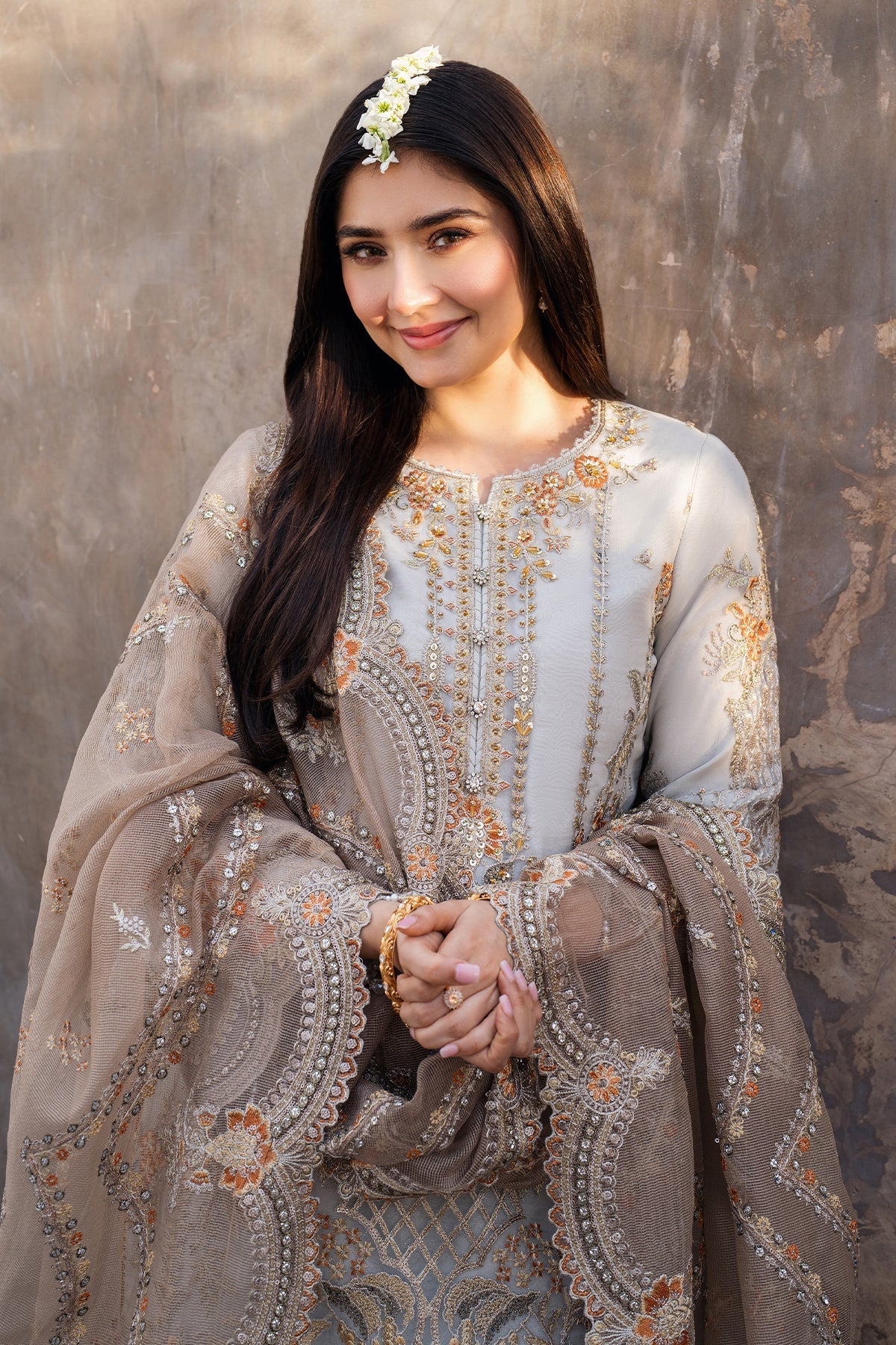 Imrozia Premium | Meeras Luxury Eid 25 | I-223 NEELAM - Official Imrozia Premium stockist in UK - Sakeena London