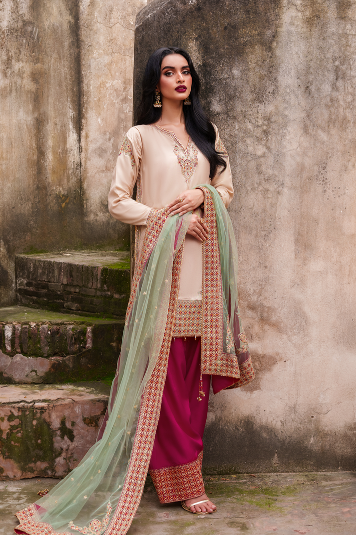 Saad Shaikh | Zaria Festive Pret 25 | SIERRA - Official Saad Shaikh stockist in UK - Sakeena London