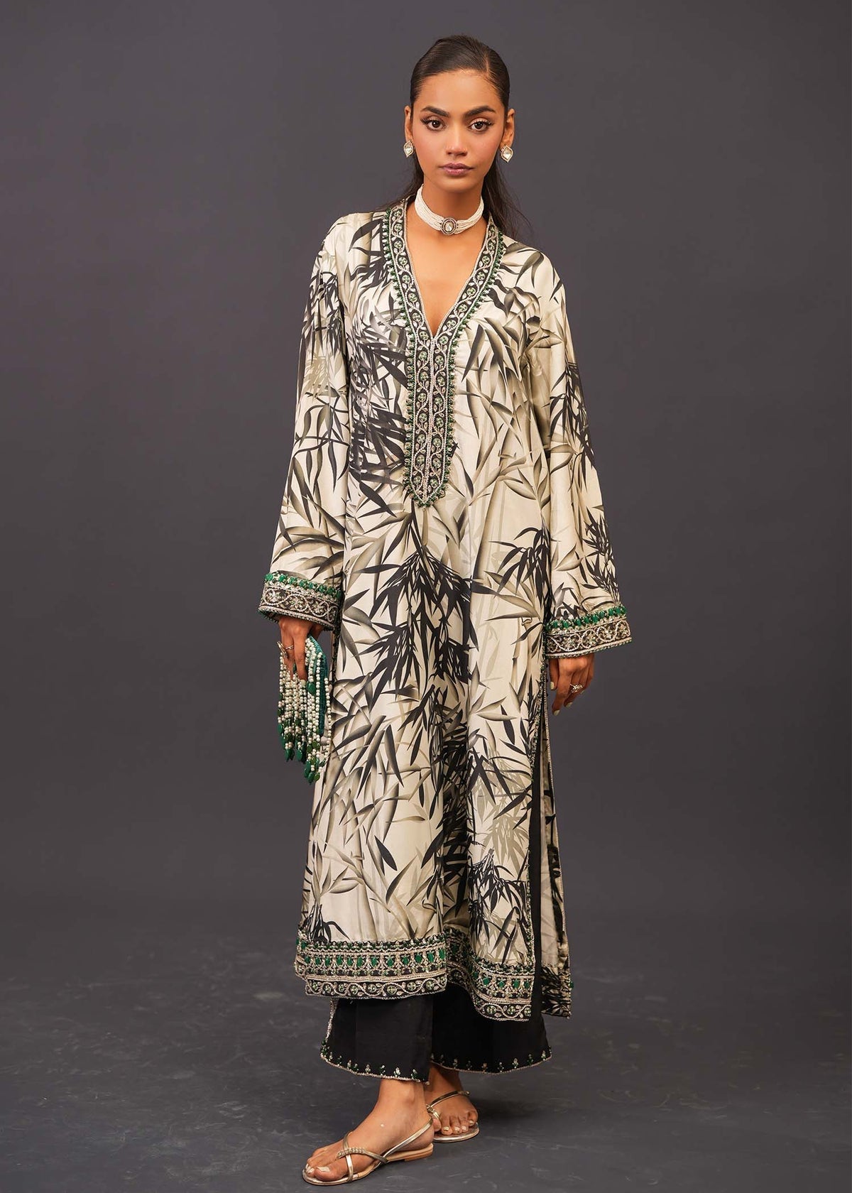 Mahgul | Emerald Hill Formals | Bamboo Jade - Official Mahgul stockist in UK - Sakeena London