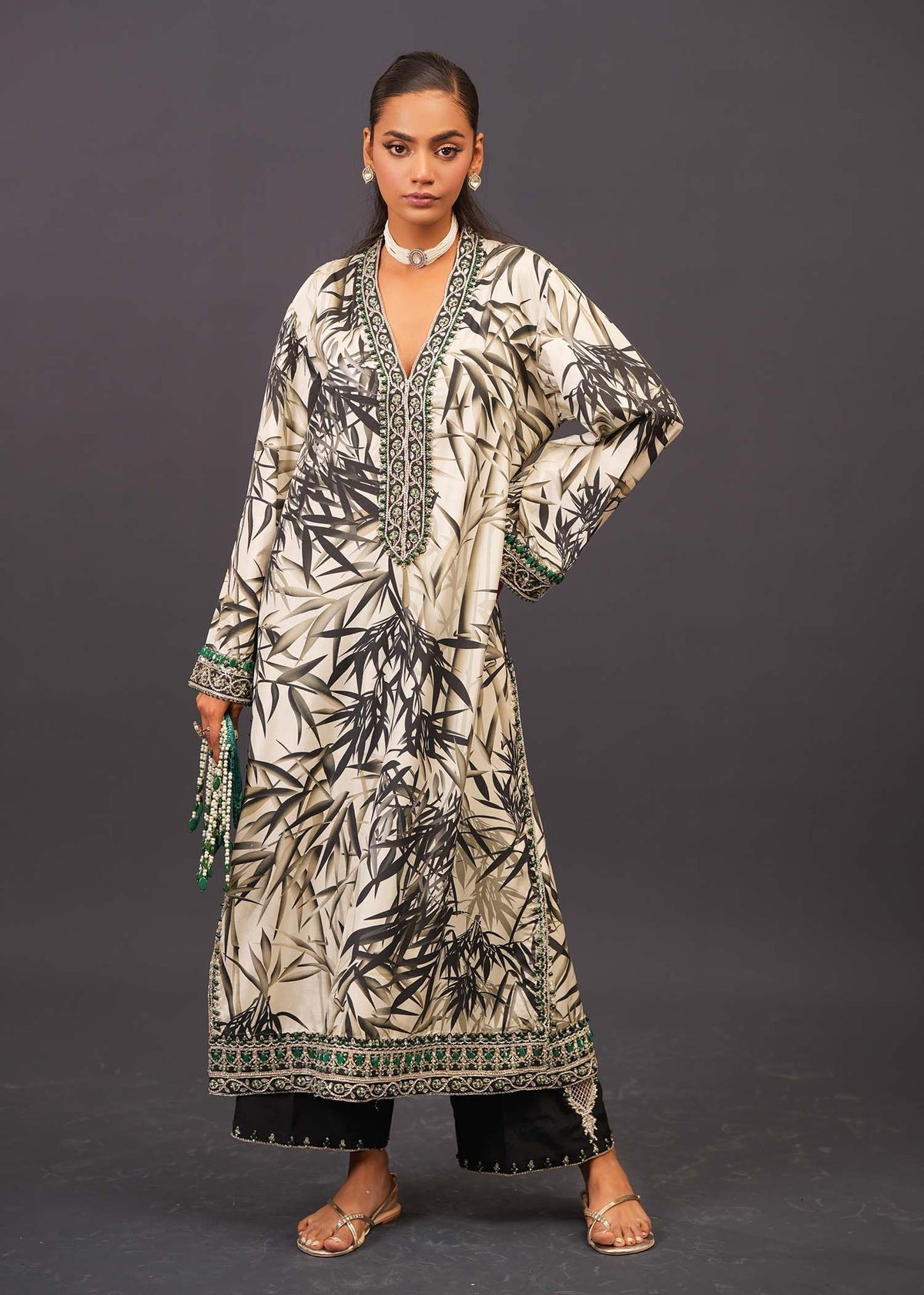 Mahgul | Emerald Hill Formals | Bamboo Jade - Official Mahgul stockist in UK - Sakeena London