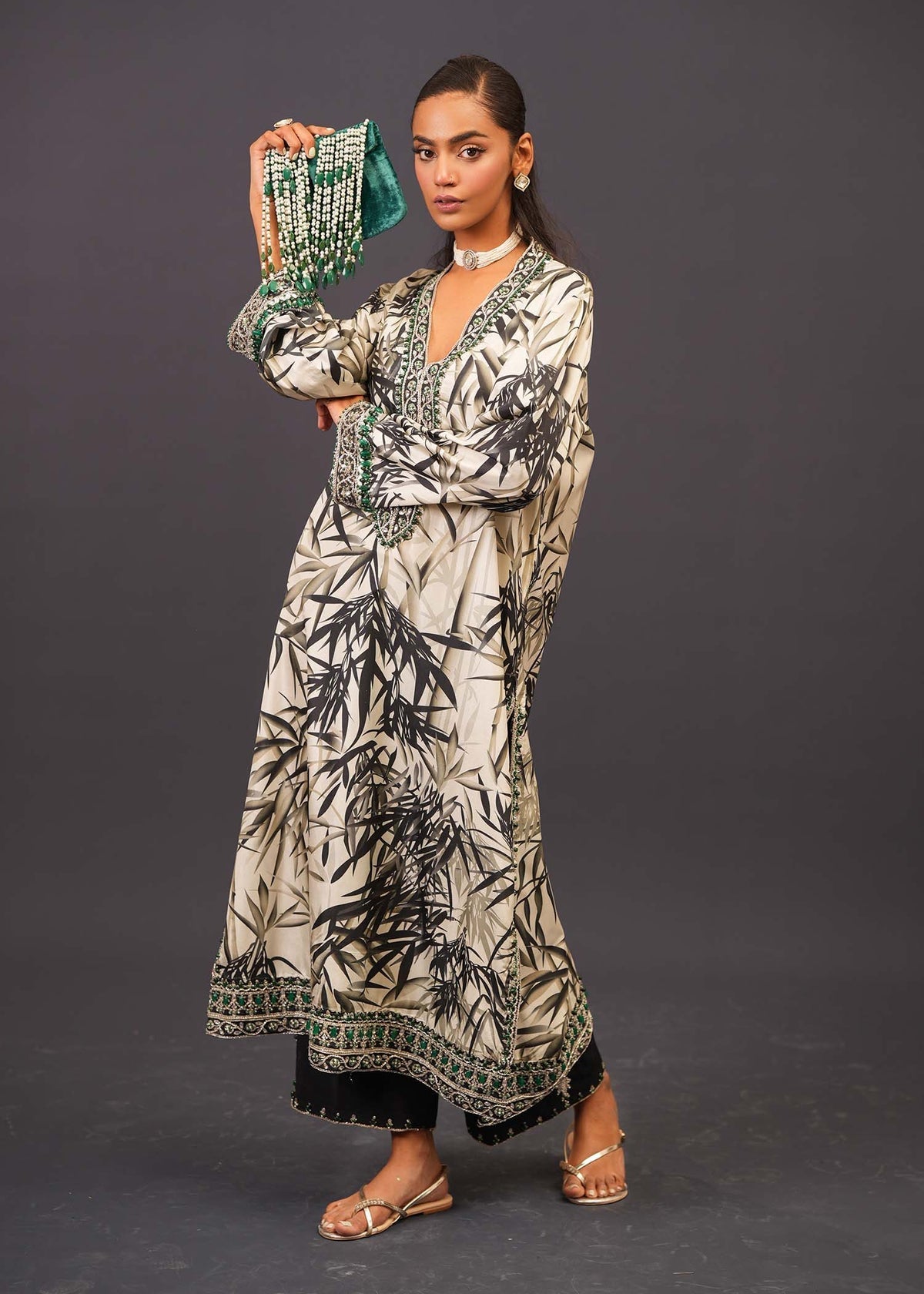 Mahgul | Emerald Hill Formals | Bamboo Jade - Official Mahgul stockist in UK - Sakeena London