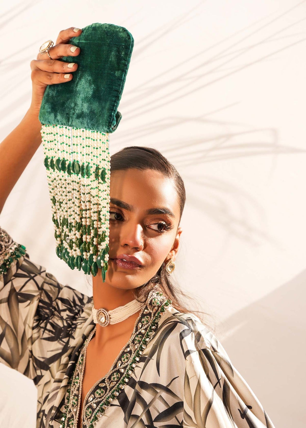 Mahgul | Emerald Hill Formals | Bamboo Jade - Official Mahgul stockist in UK - Sakeena London