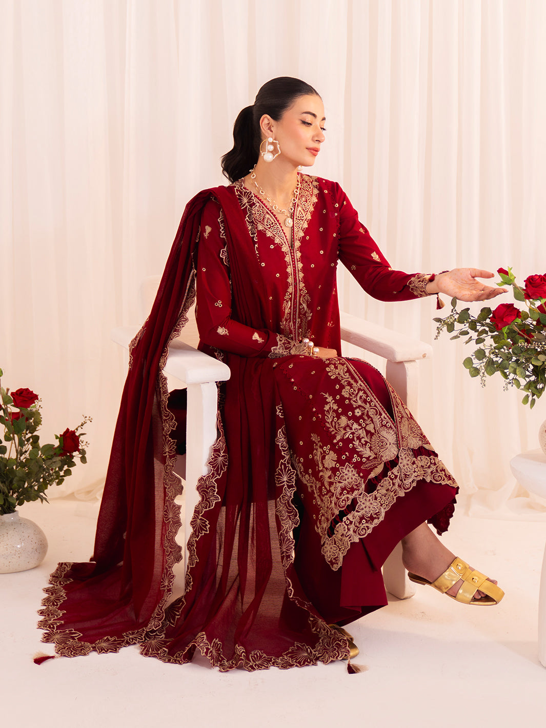 Faiza Faisal | Celine Eid 25 | ELINA - Official Faiza Faisal stockist in UK - Sakeena London