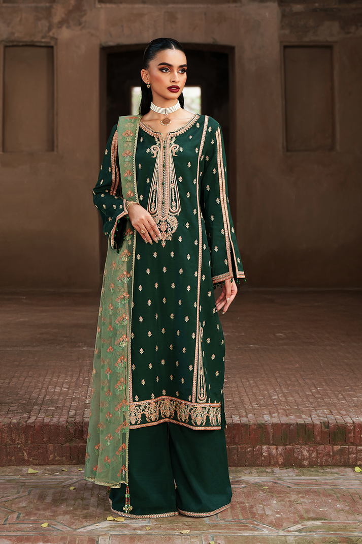 Saad Shaikh | Zaria Festive Pret 25 | EMERALD - Official Saad Shaikh stockist in UK - Sakeena London