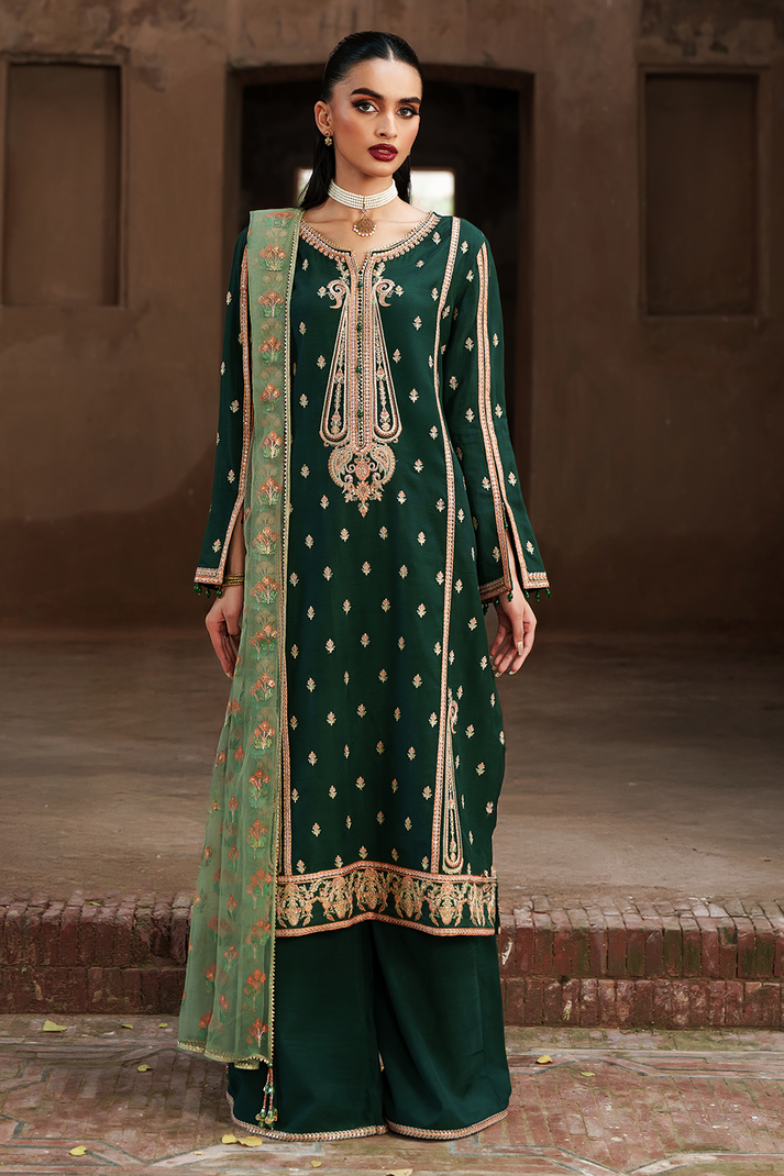 Saad Shaikh | Zaria Festive Pret 25 | EMERALD - Official Saad Shaikh stockist in UK - Sakeena London