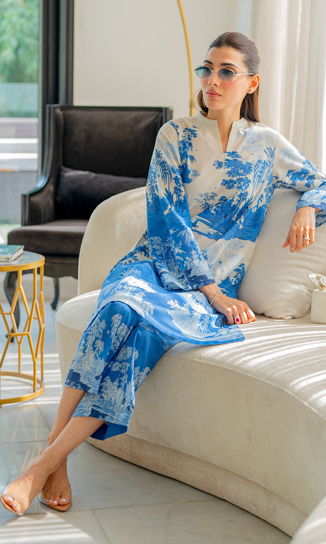 Sahar | Selene Vol 2 | Vignettes in Blue - Official Sahar stockist in UK - Sakeena London