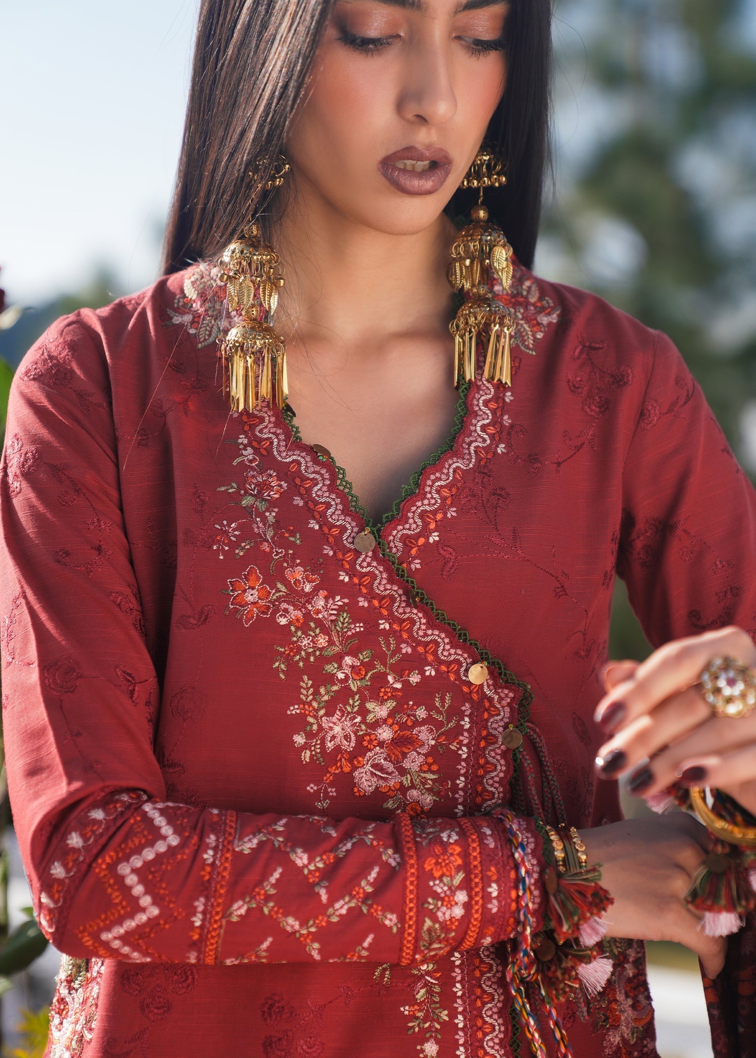 Hussain Rehar | Winter Shawl 24 | Mana - Official Hussain Rehar stockist in UK - Sakeena London