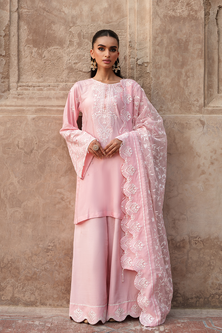 Saad Shaikh | Zaria Festive Pret 25 | BLUSH - Official Saad Shaikh stockist in UK - Sakeena London
