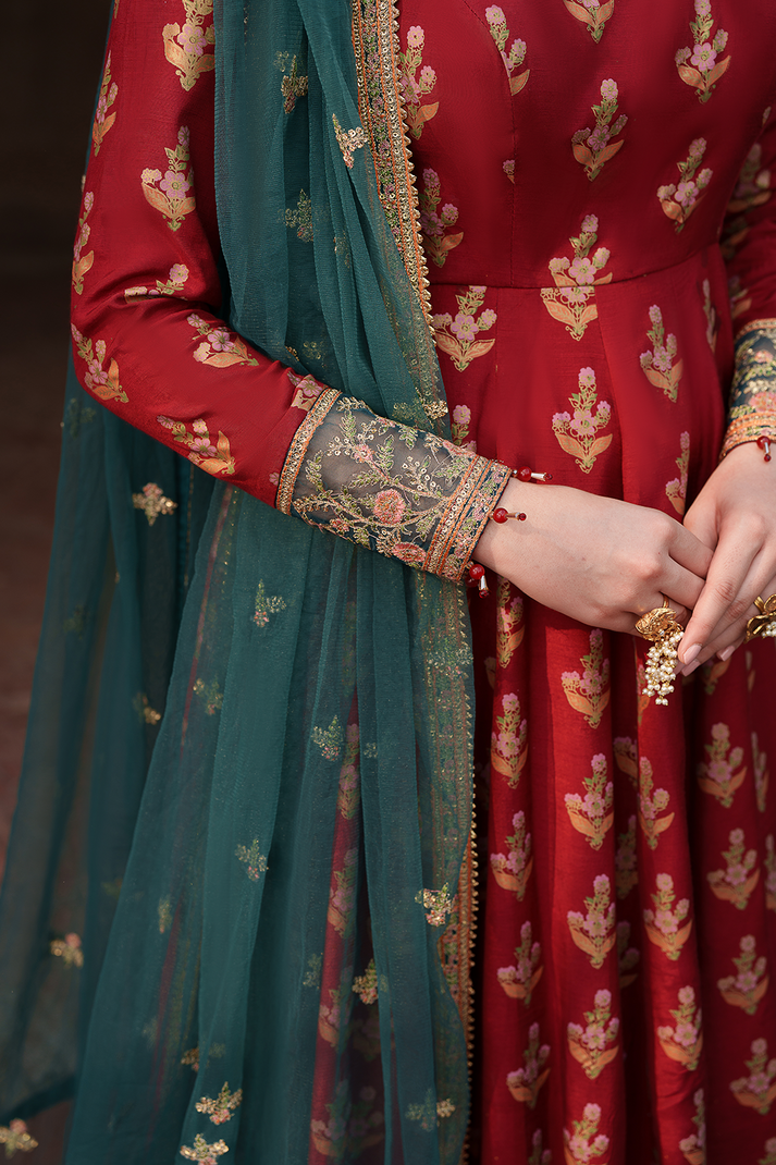 Saad Shaikh | Zaria Festive Pret 25 | SCARLET - Official Saad Shaikh stockist in UK - Sakeena London