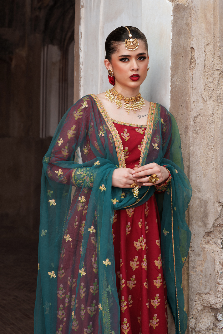 Saad Shaikh | Zaria Festive Pret 25 | SCARLET - Official Saad Shaikh stockist in UK - Sakeena London