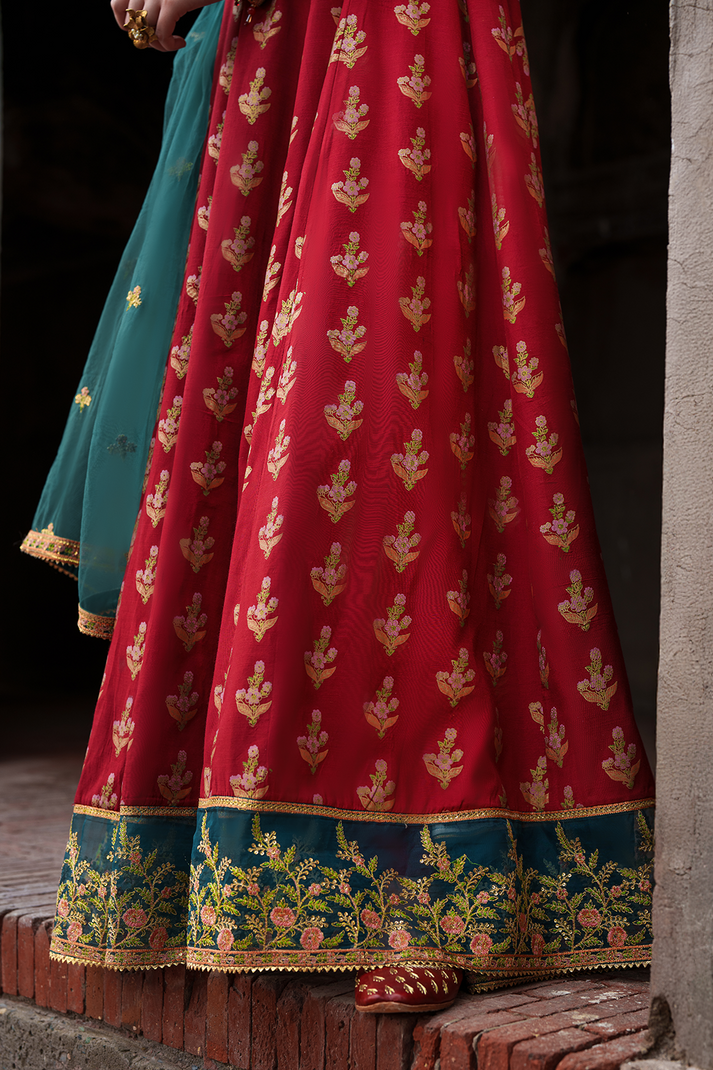 Saad Shaikh | Zaria Festive Pret 25 | SCARLET - Official Saad Shaikh stockist in UK - Sakeena London